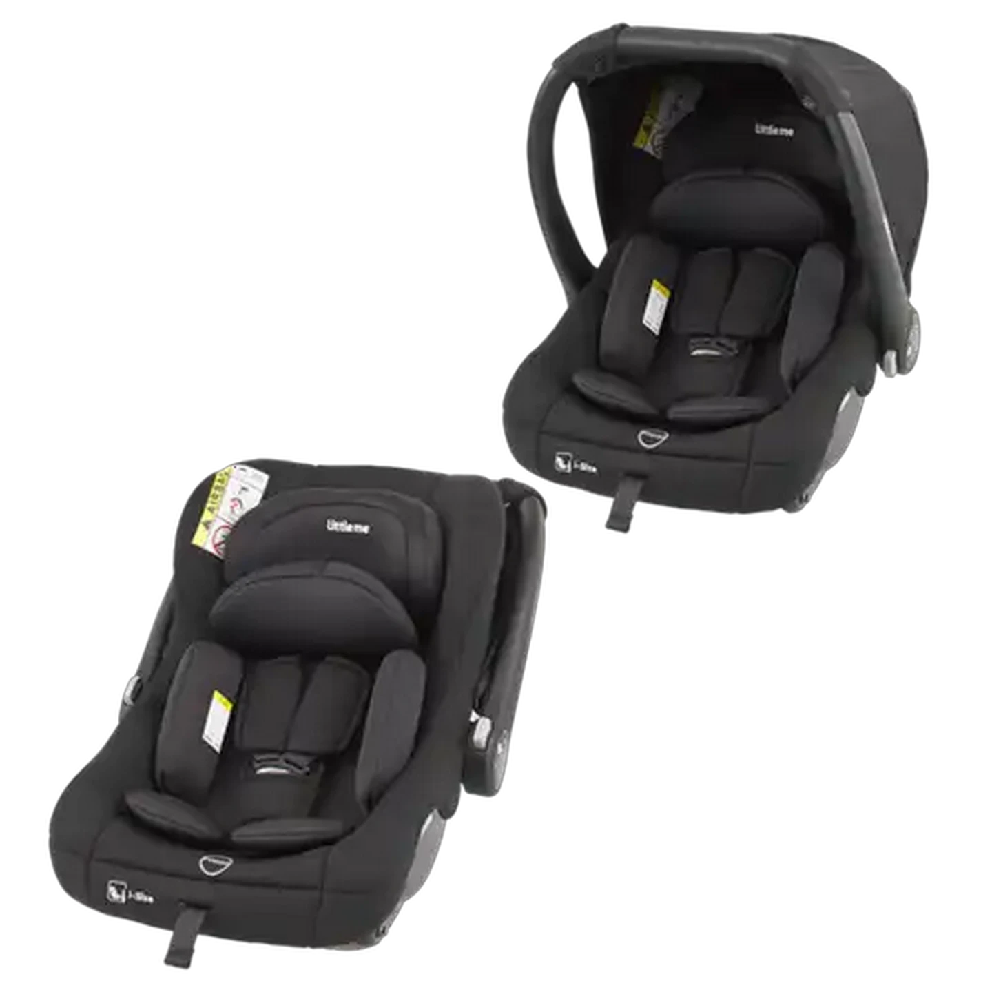 Image of Little Me Black I-Size Car Seat 40 - 75cm