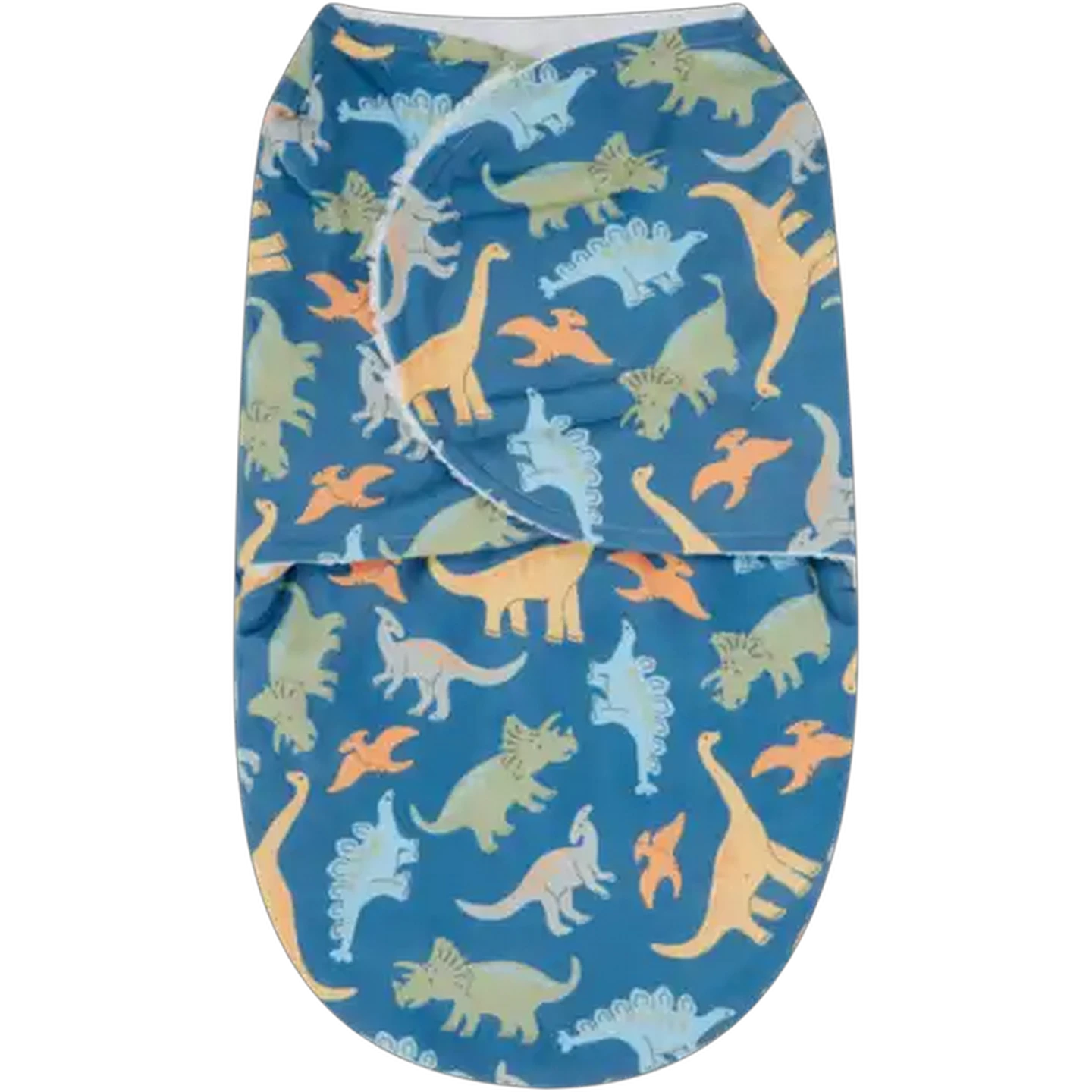 Image of Jolly Tots Basics Blue Baby Swaddle
