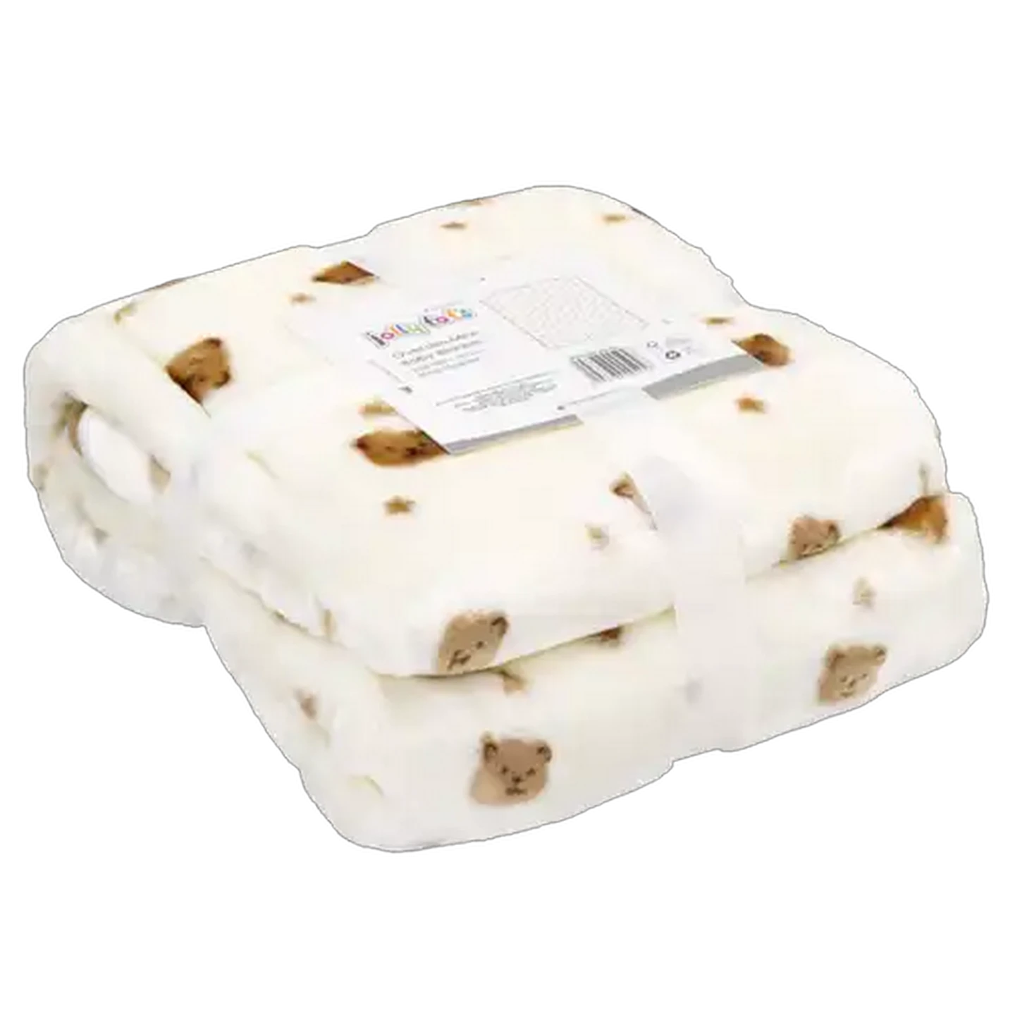 Image of Jolly Tots Oversize Mink Baby Blanket 100 x 130cm (Design May Vary)