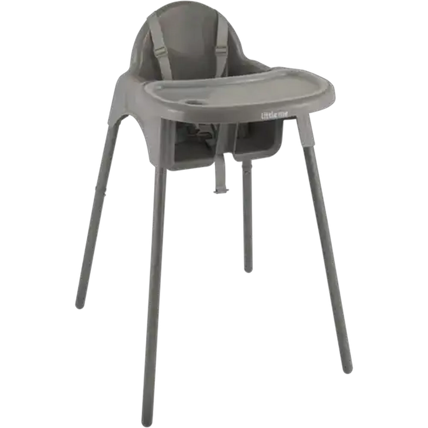 Image of Little Me Grey 2-in-1 Basic High Chair