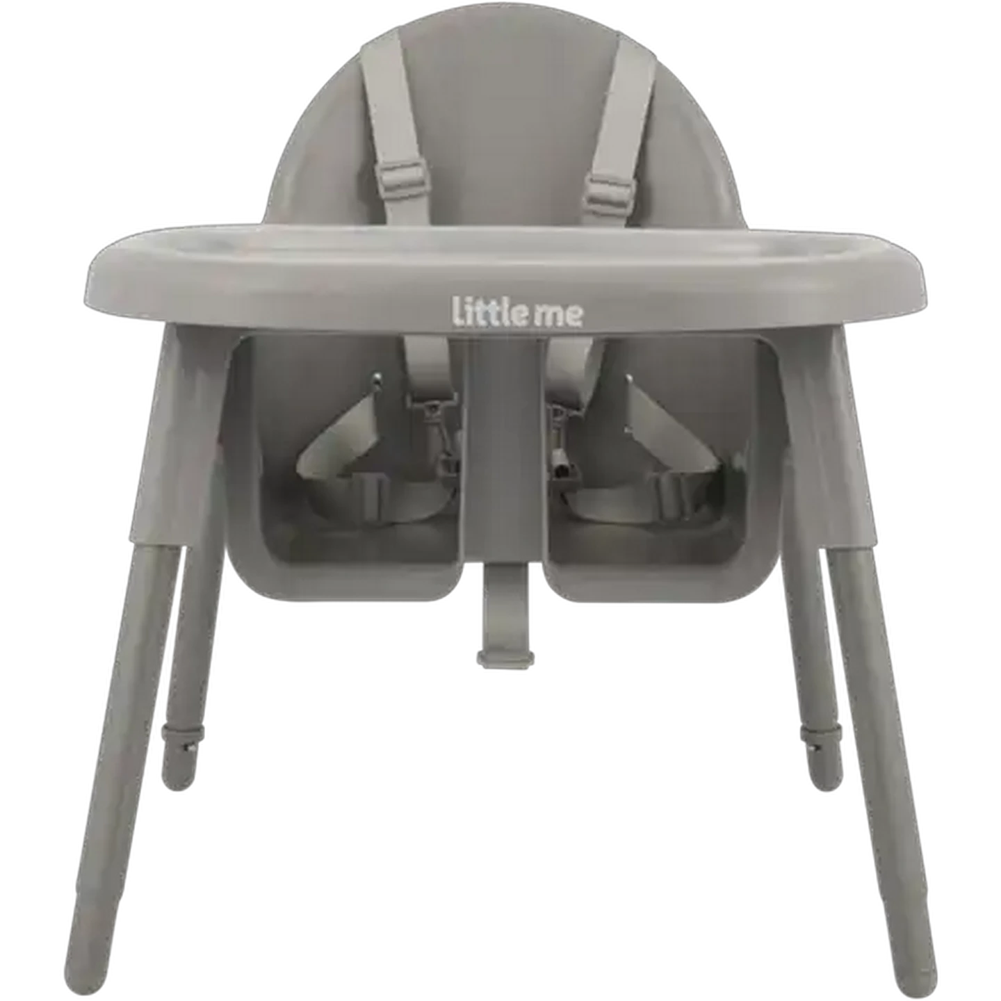 Image of Little Me Grey 2-in-1 Basic High Chair
