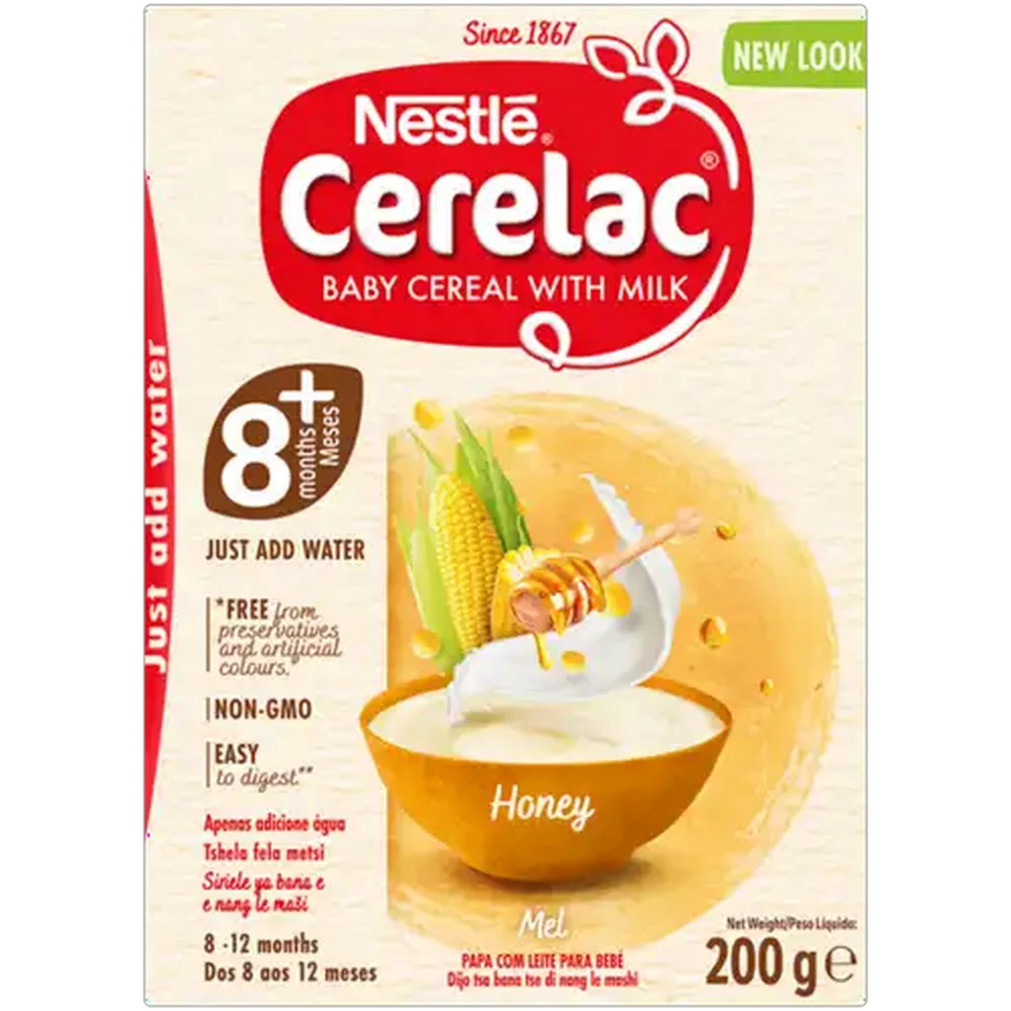 Image of Nestlé Cerelac Honey Baby Cereal with Milk 200g