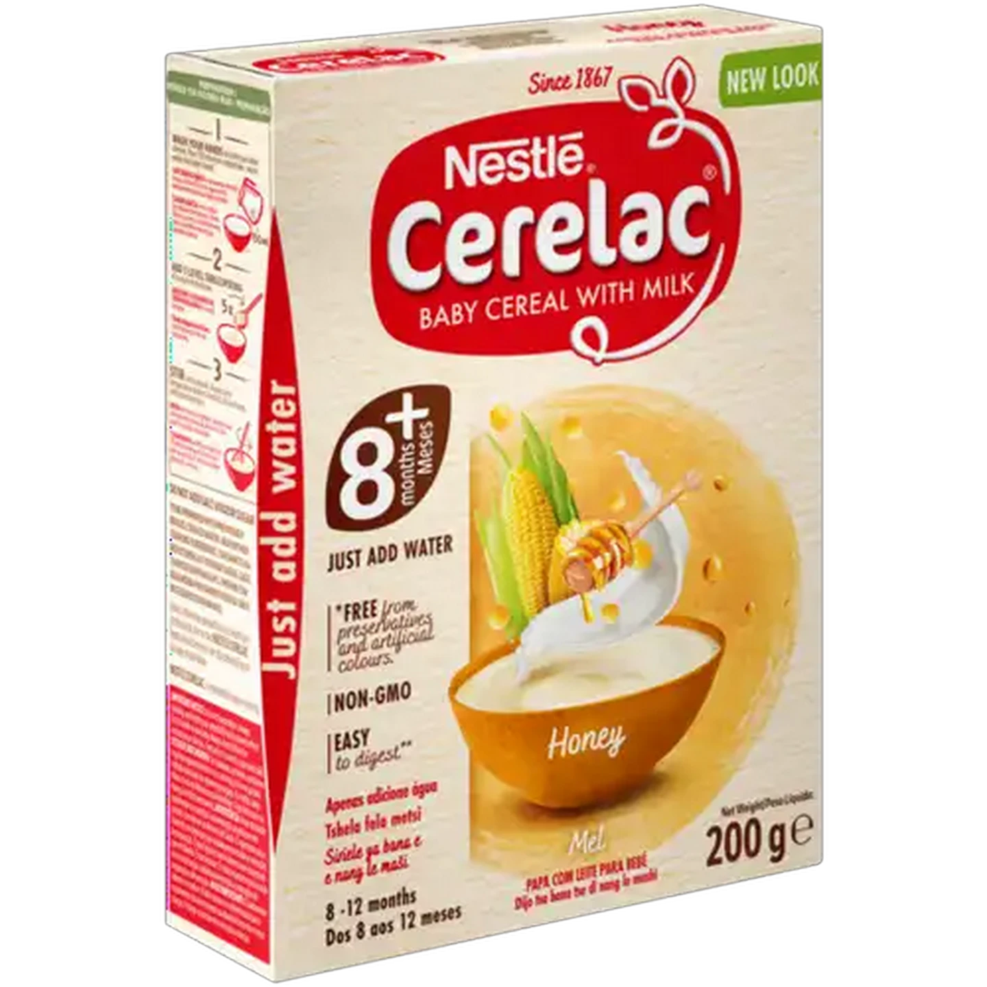 Image of Nestlé Cerelac Honey Baby Cereal with Milk 200g