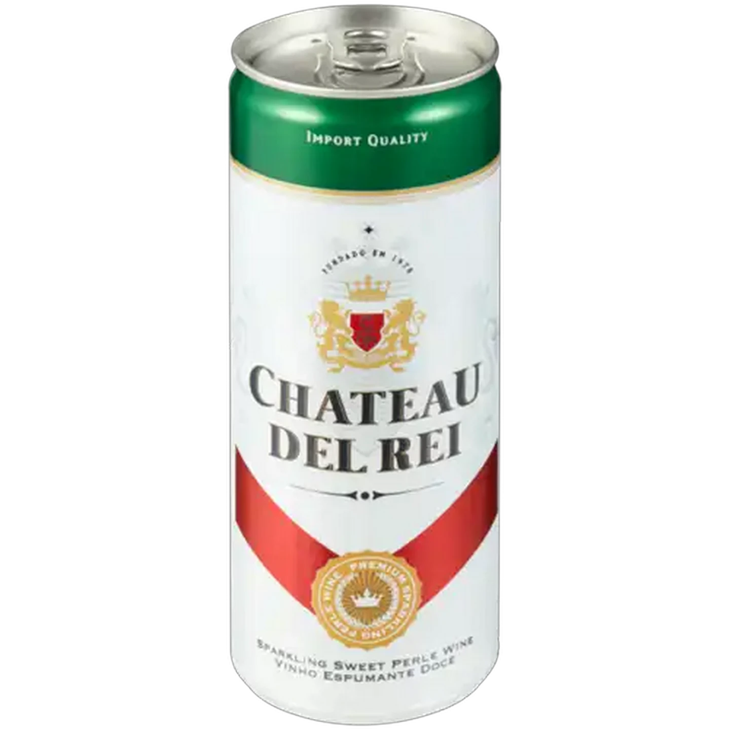 Image of Chateau Del Rei Sparkling Sweet White Wine Can 250ml
