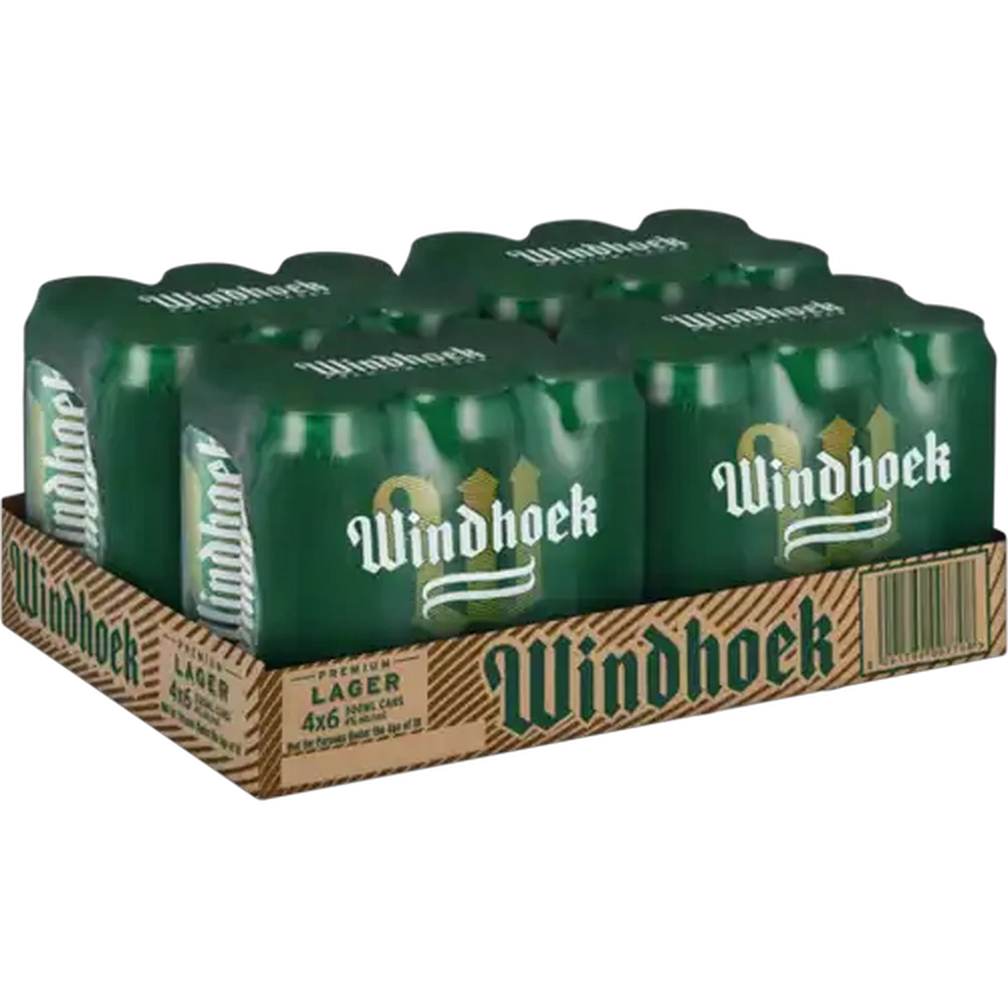 Image of Windhoek Premium Lager Beer Cans 24 x 500ml