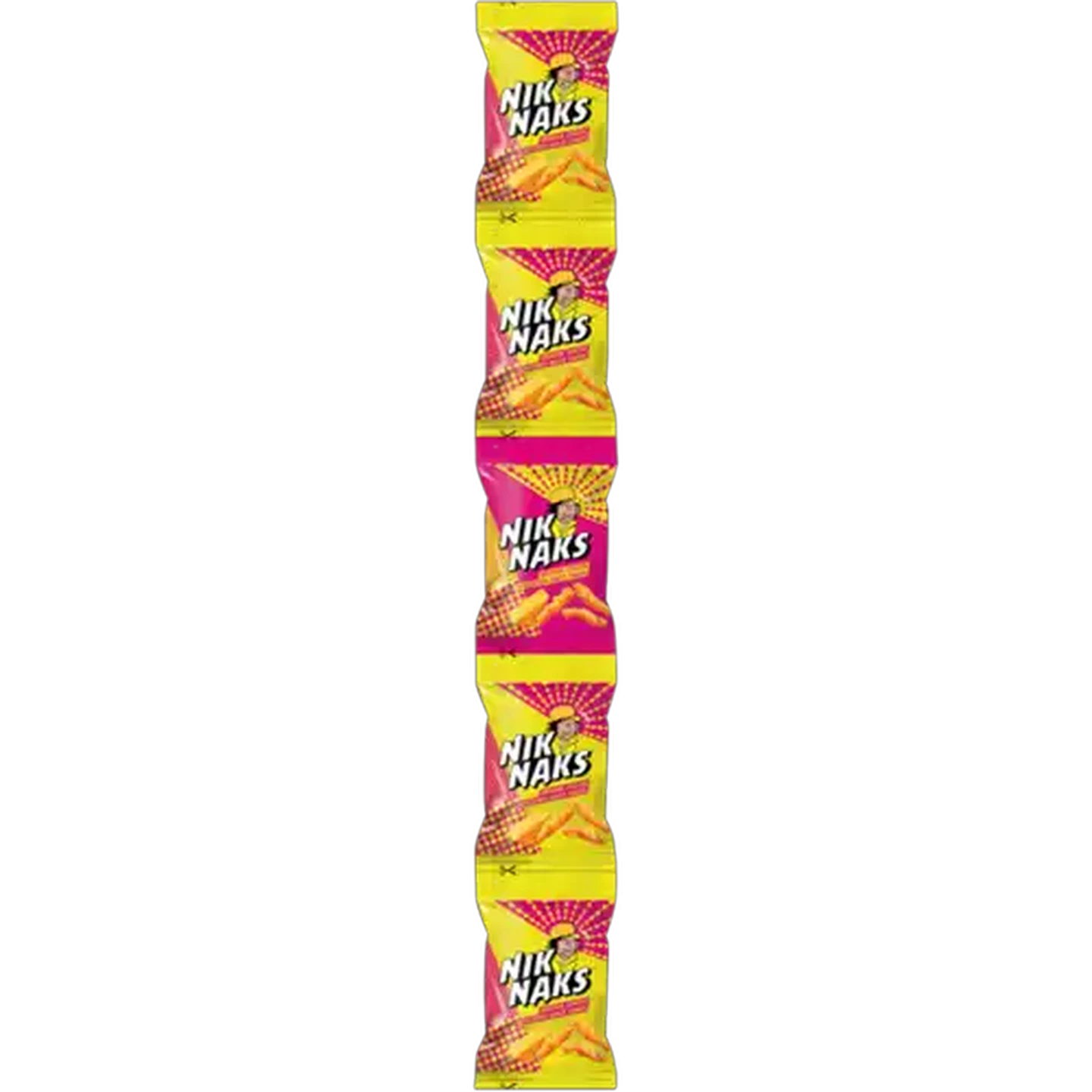 Image of NikNaks Cheese Flavoured Maize Snack Strip 5 x 22g