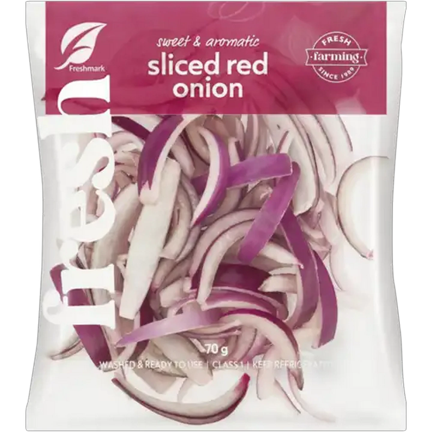 Image of Sliced Red Onion 70g