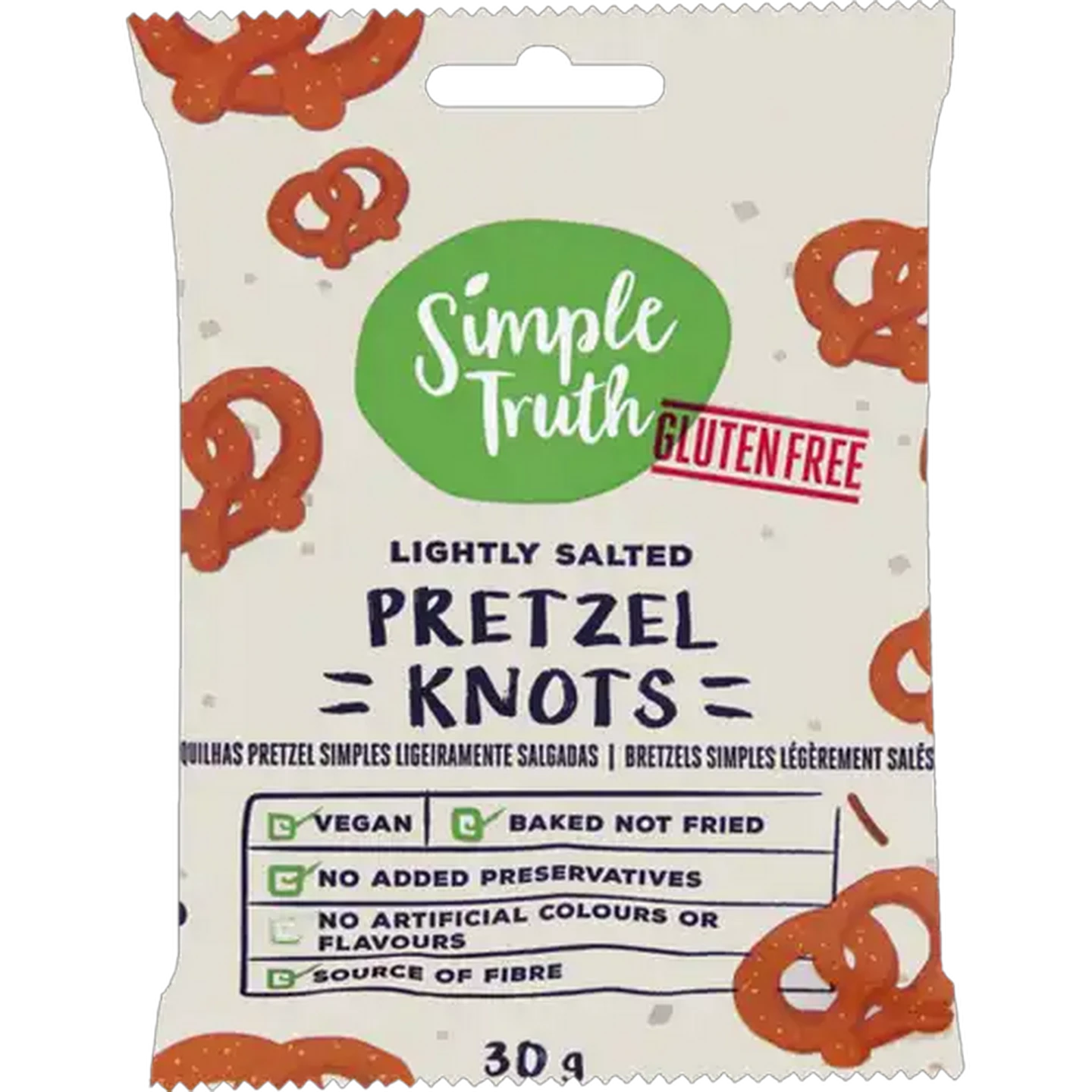 Image of Simple Truth Gluten Free Lightly Salted Pretzel Knots 30g