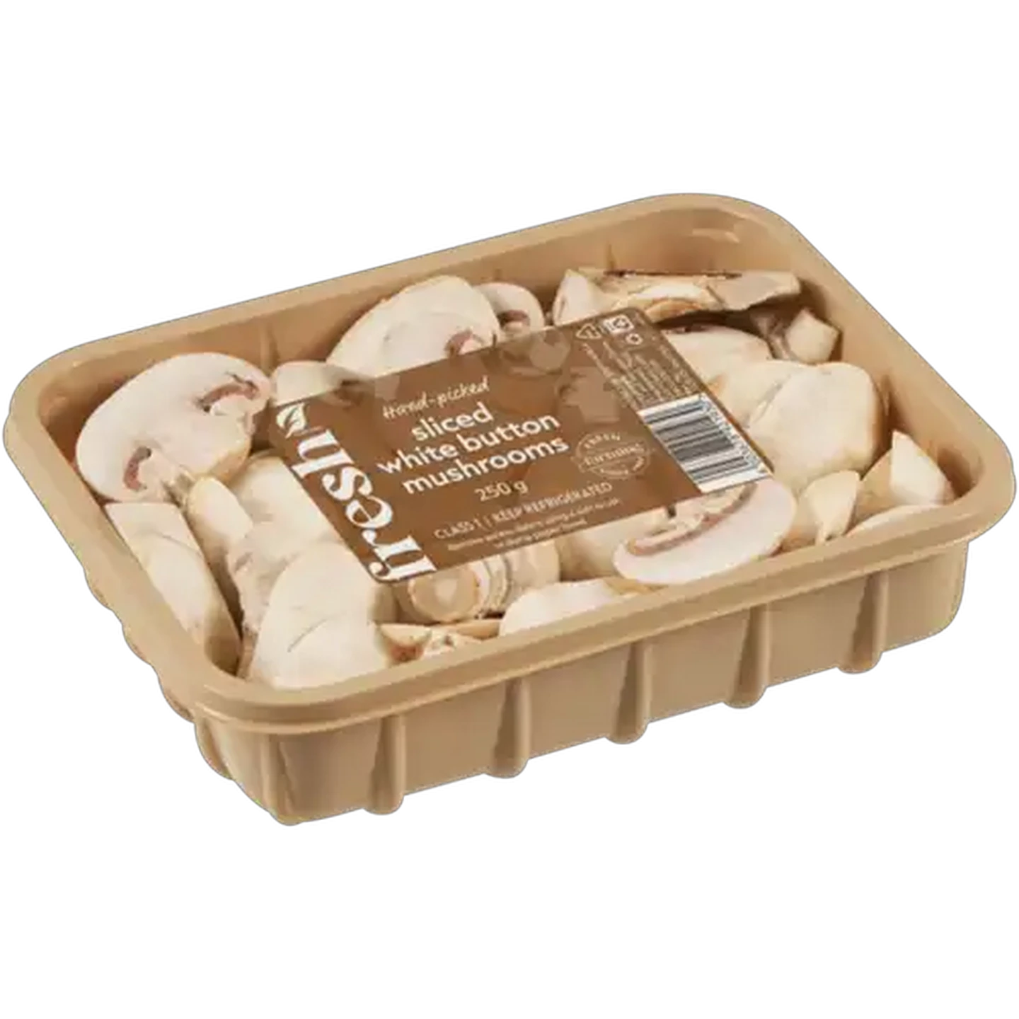 Image of Sliced White Button Mushrooms 250g