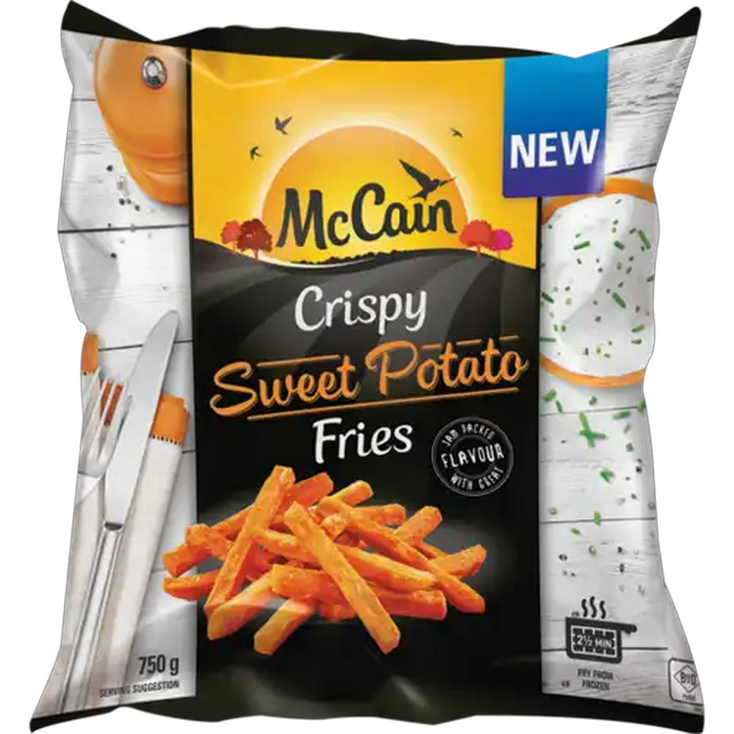 Image of McCain Frozen Crispy Sweet Potato Fries 750g