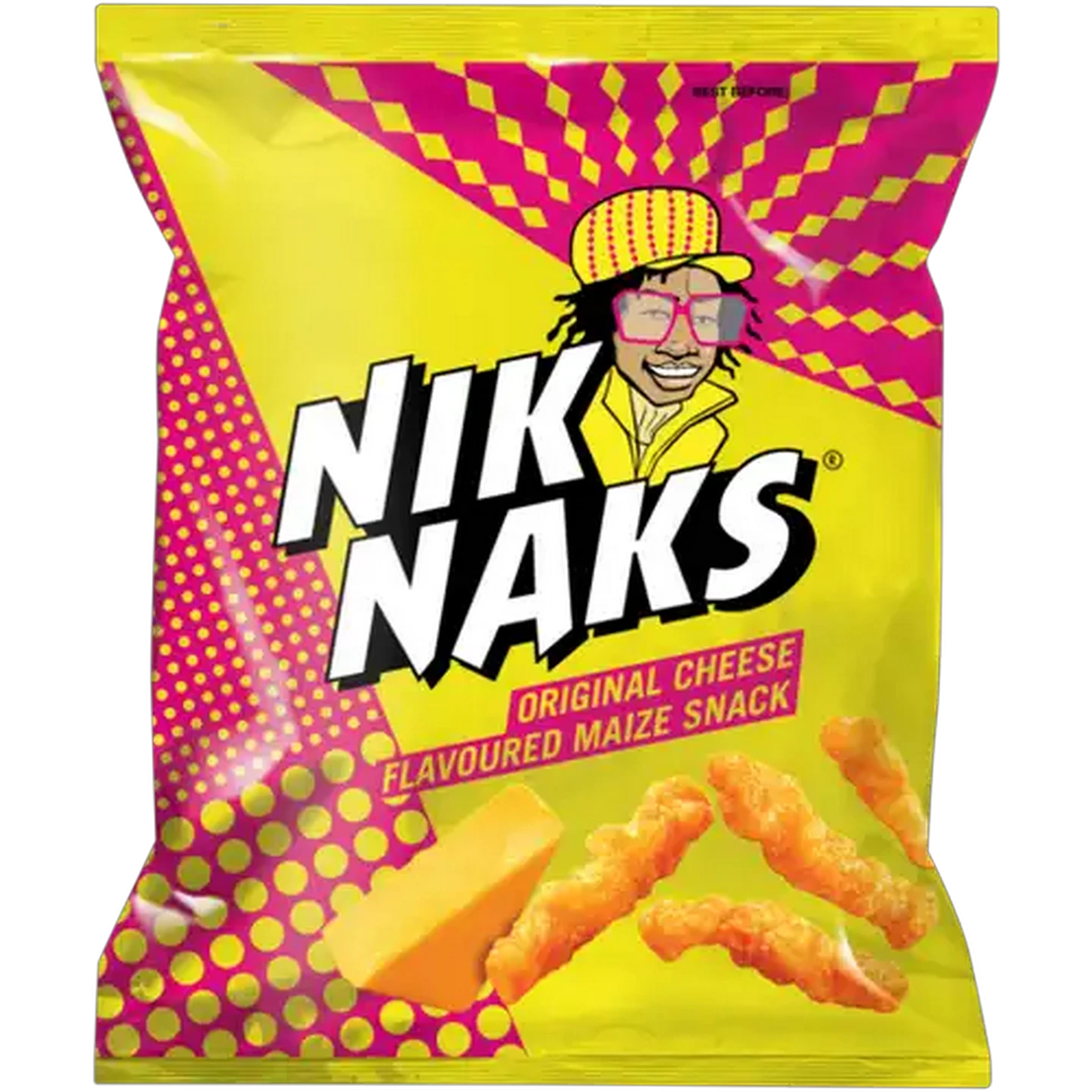Image of NikNaks Original Cheese Flavoured Maize Snack 135g