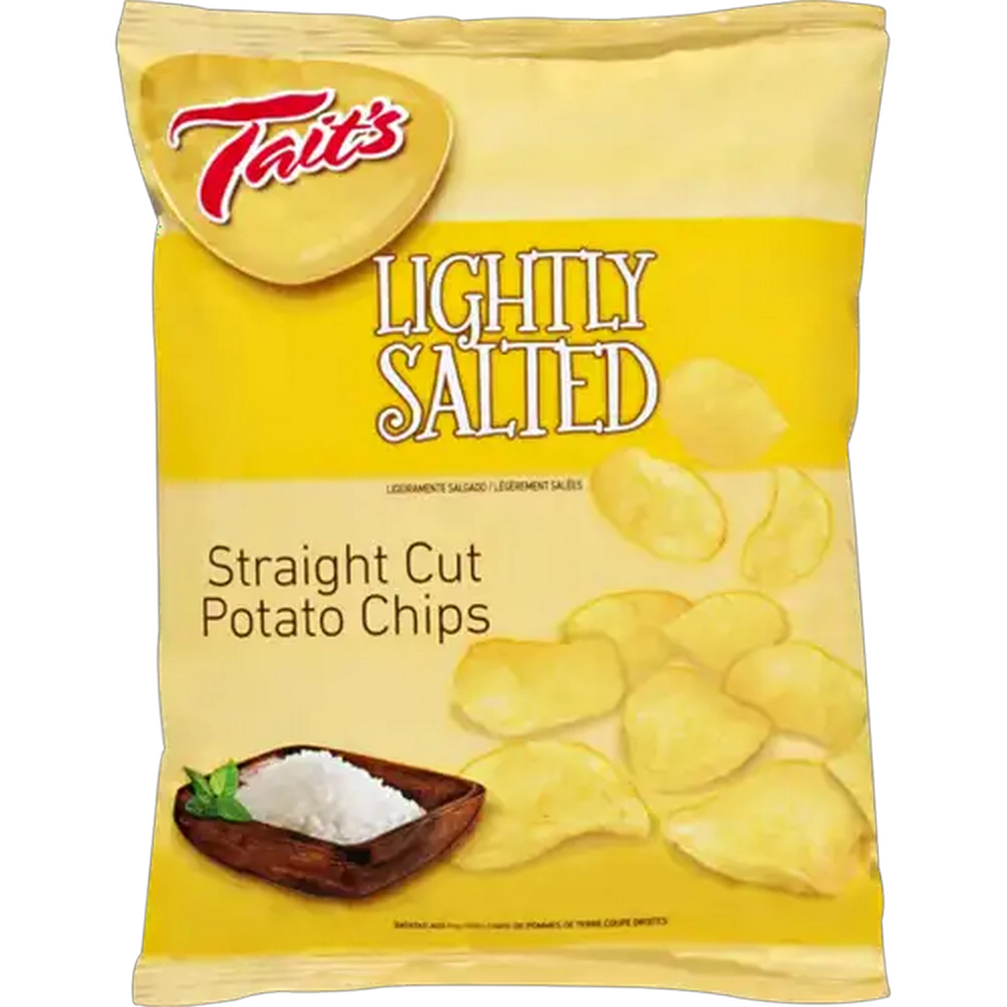 Image of Tait's Lightly Salted Straight Cut Chips 125g