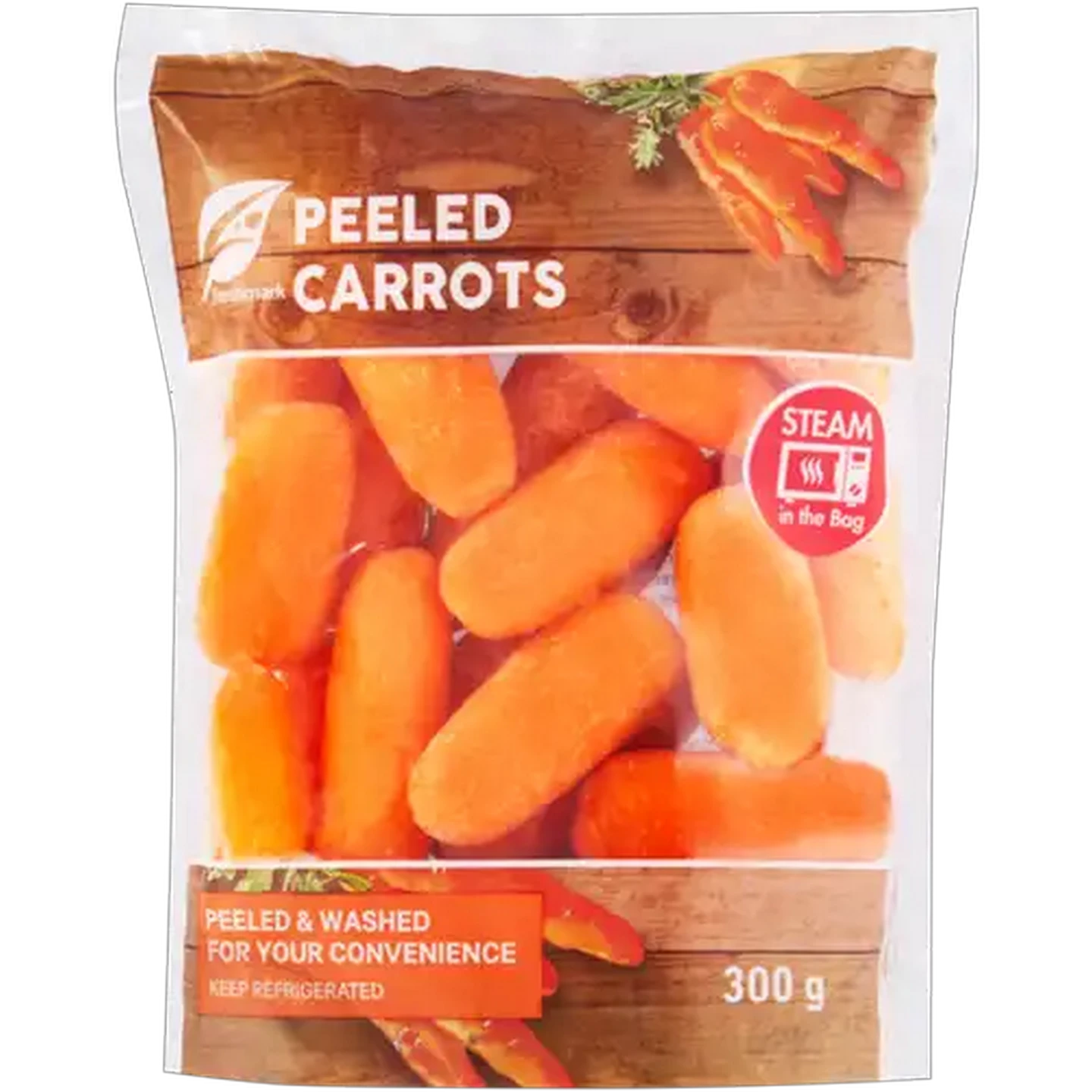 Image of Peeled Carrots 300g