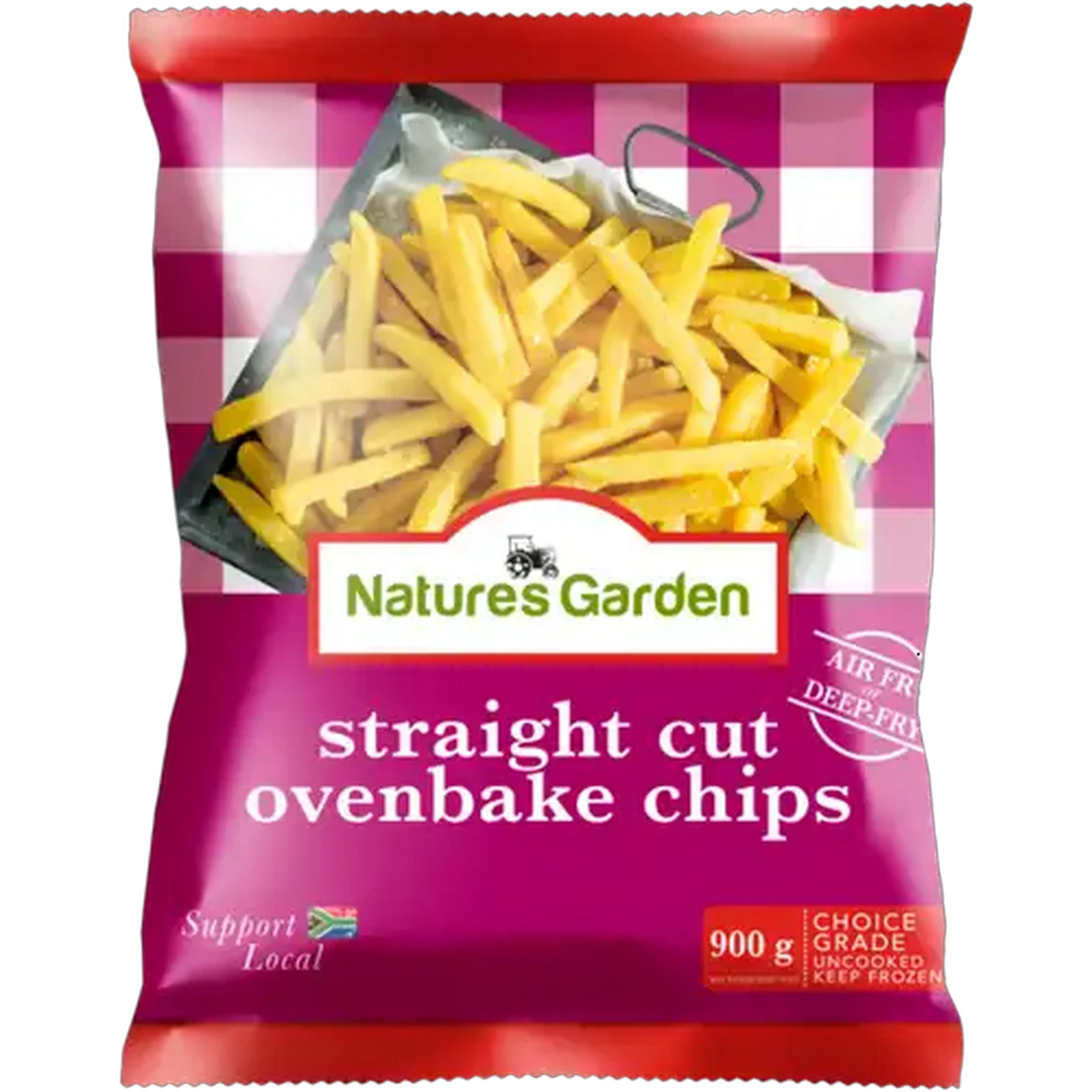 Image of Nature's Garden Frozen Straight Cut Ovenbake Chips 900g