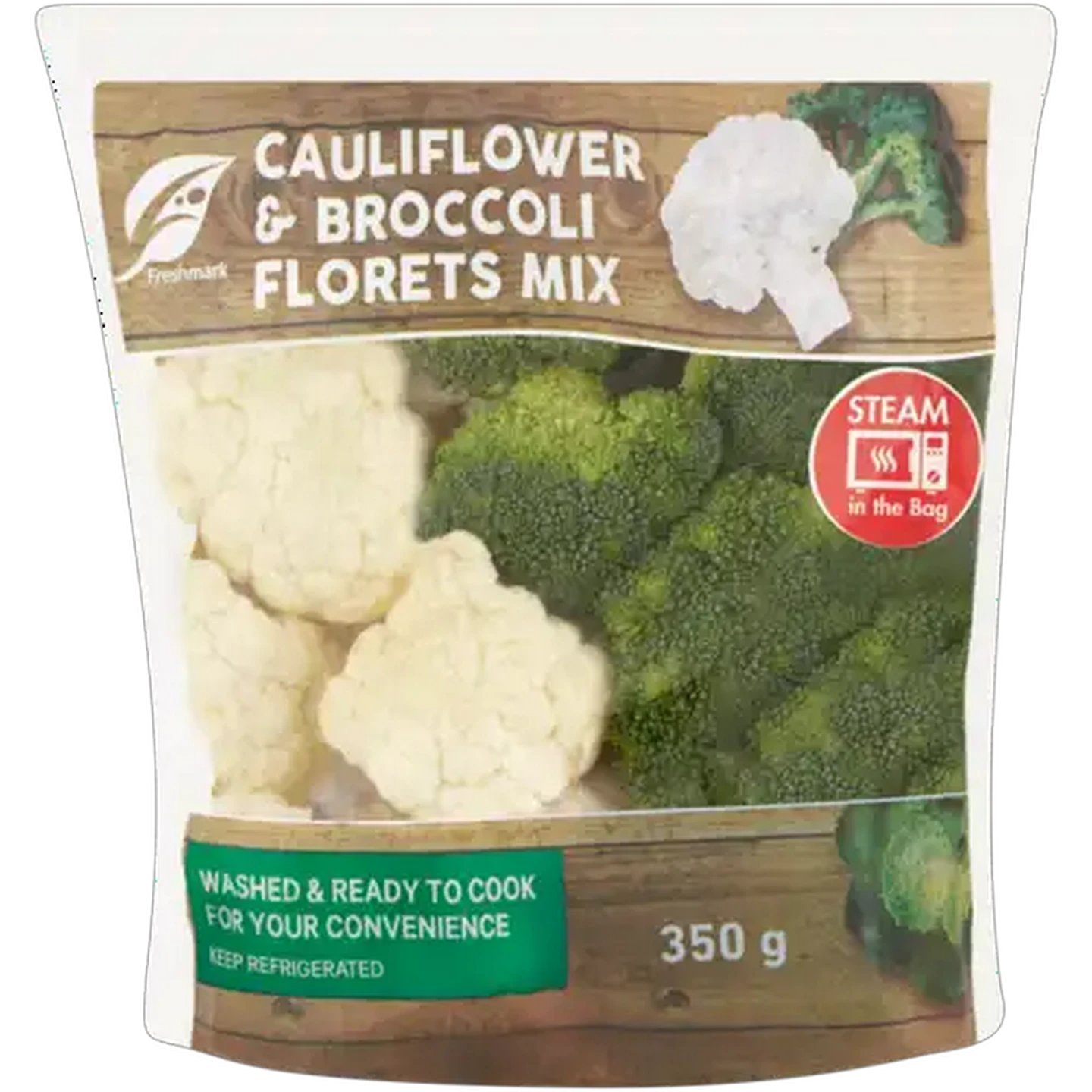 Image of Cauliflower & Broccoli Florets Mix 350g