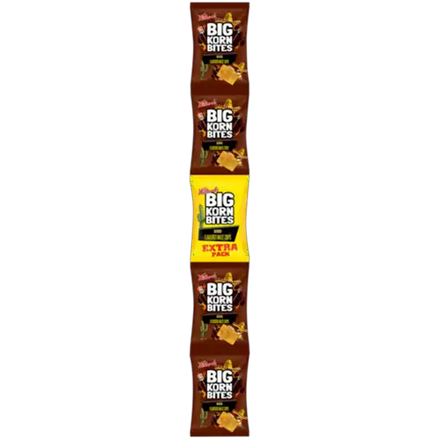 Checkers Sixty60 | Big Korn Bites BBQ Flavoured Maize Chips 5 x 25g