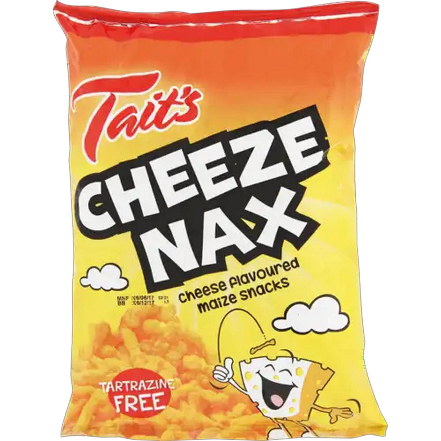 Image of Tait's Cheese Snacks Cheese Flavoured Maize Snack 150g