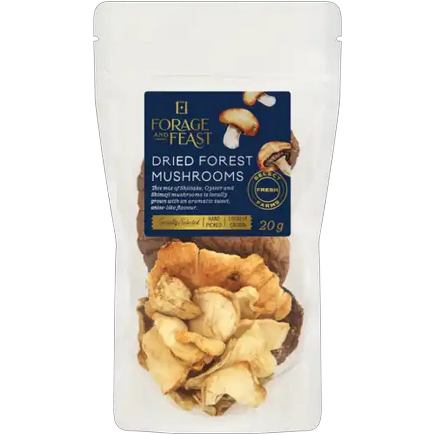 Image of Forage And Feast Dried Forest Mushrooms 20g