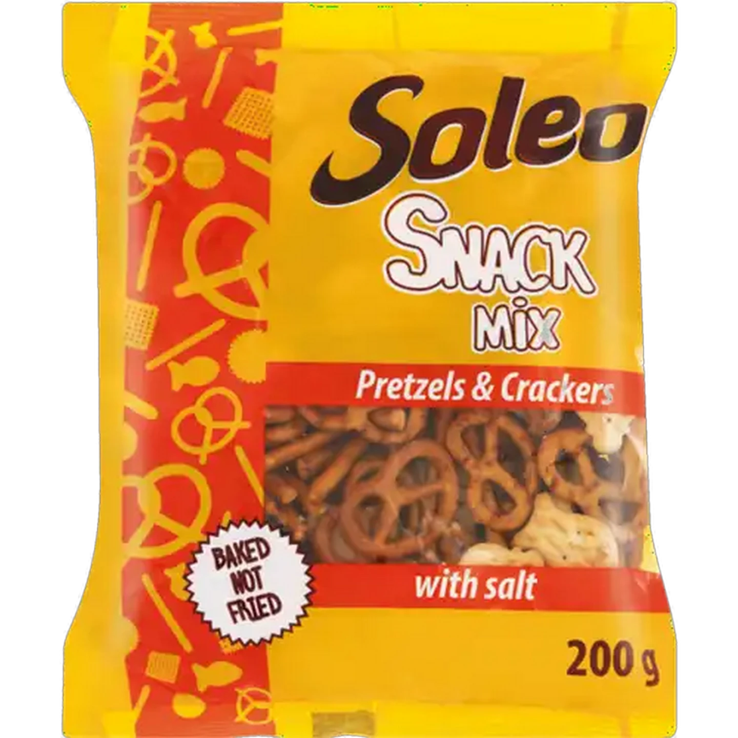Image of Soleo Pretzel & Cracker Snack Mix 200g