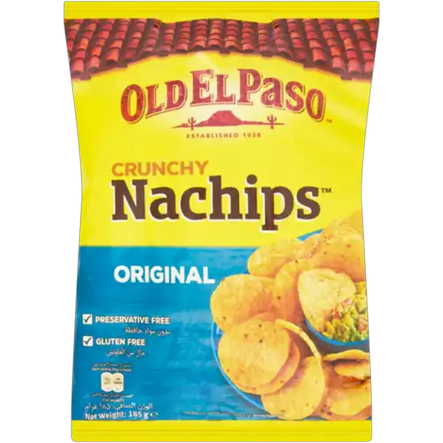 Image of Old El Paso Original Crunchy Nachips 185g