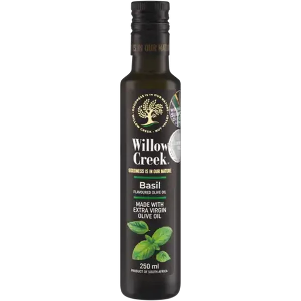Willow Creek Basil Flavoured Olive Oil 250ml