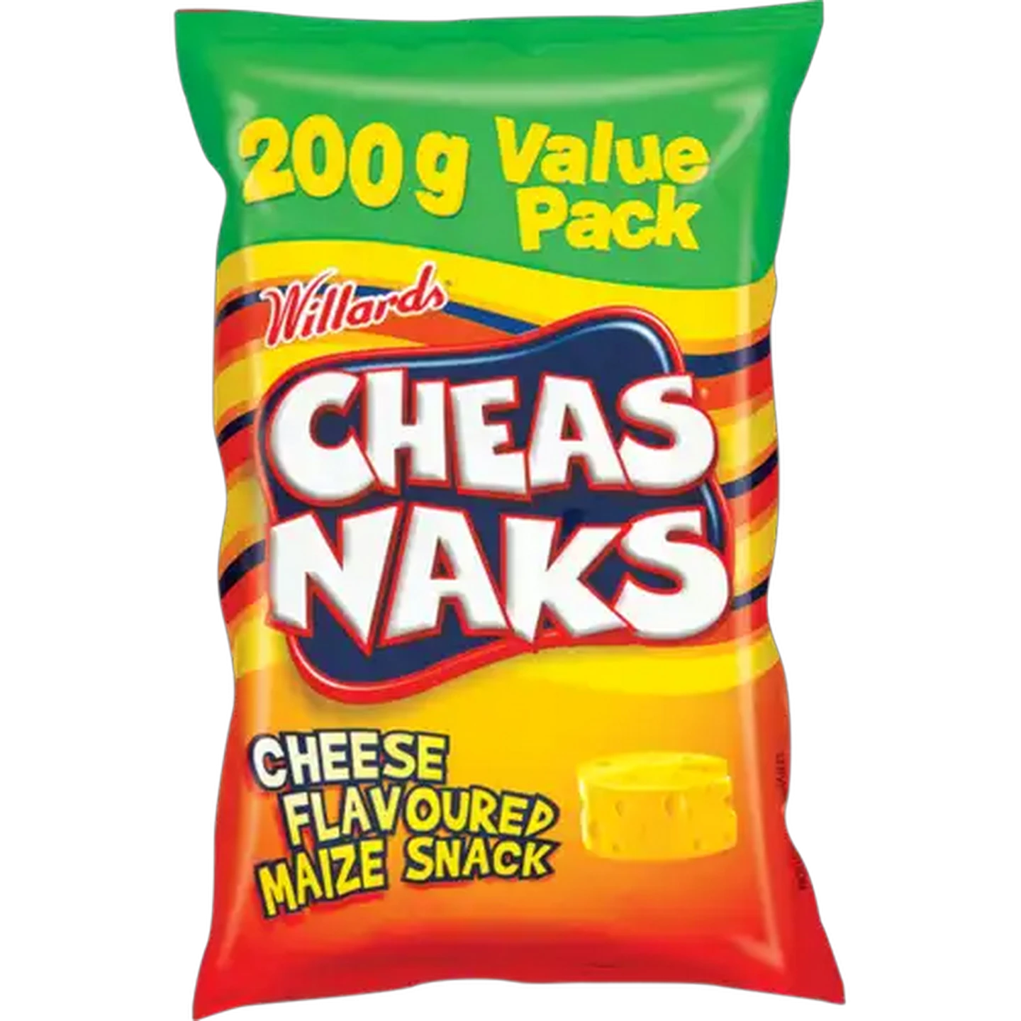 Image of Cheas Naks Cheese Flavoured Maize Snack 200g