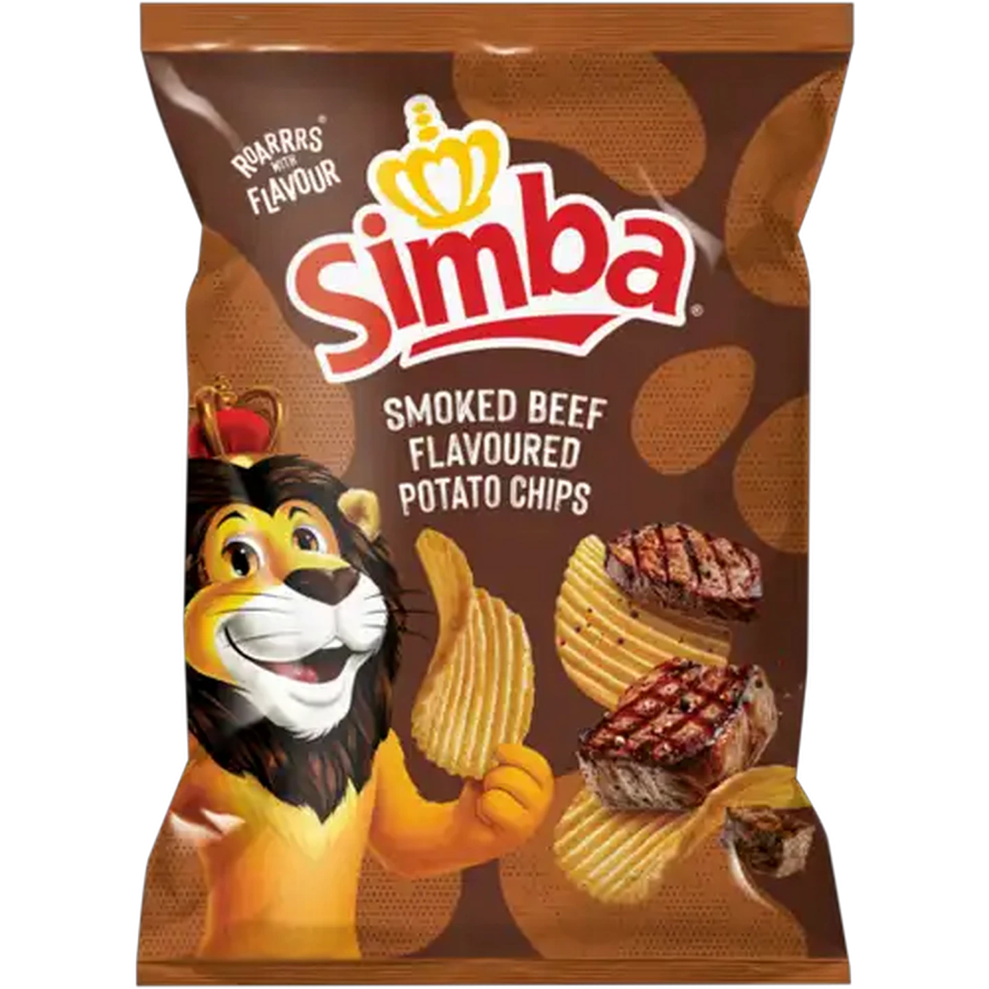 Image of Simba Smoked Beef Flavoured Potato Chips 120g