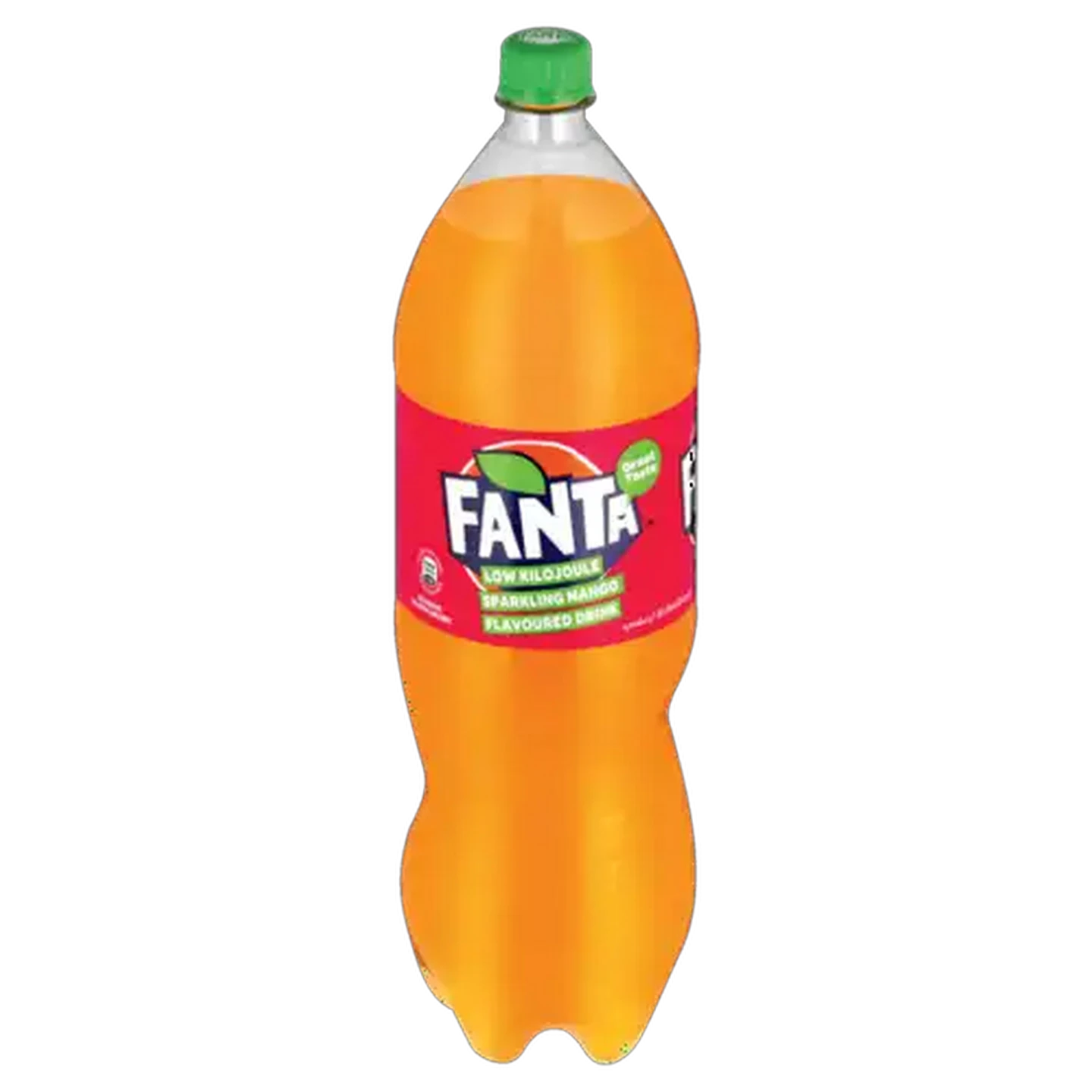 Image of Fanta Sparkling Mango Flavoured Low Kilojoule Soft Drink Bottle 2L