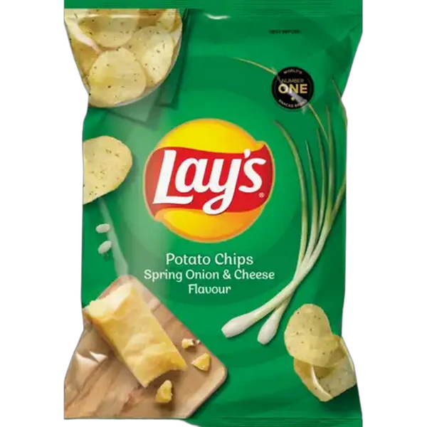 Lay's Spring Onion & Cheese Flavour Potato Chips 120g
