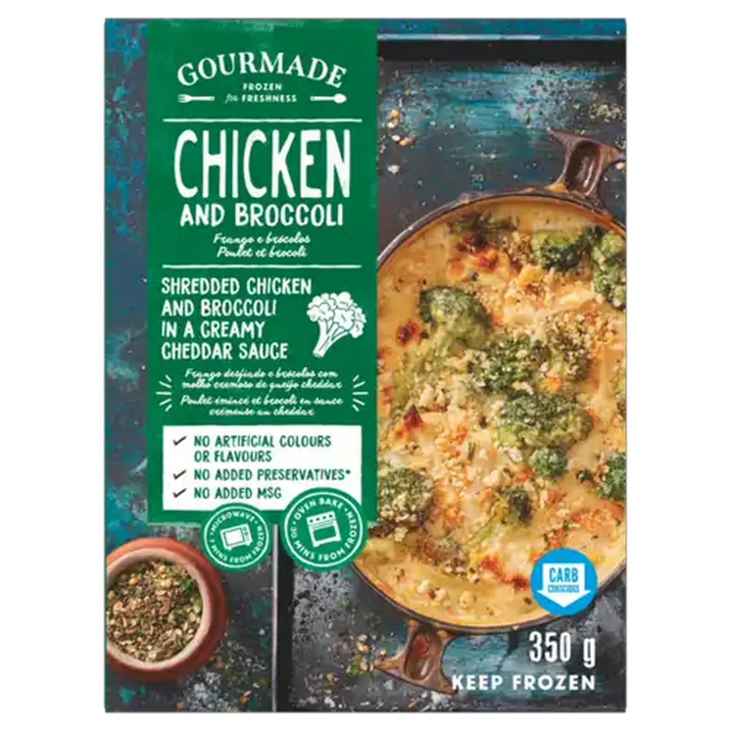 Image of Gourmade Frozen Chicken & Broccoli 350g