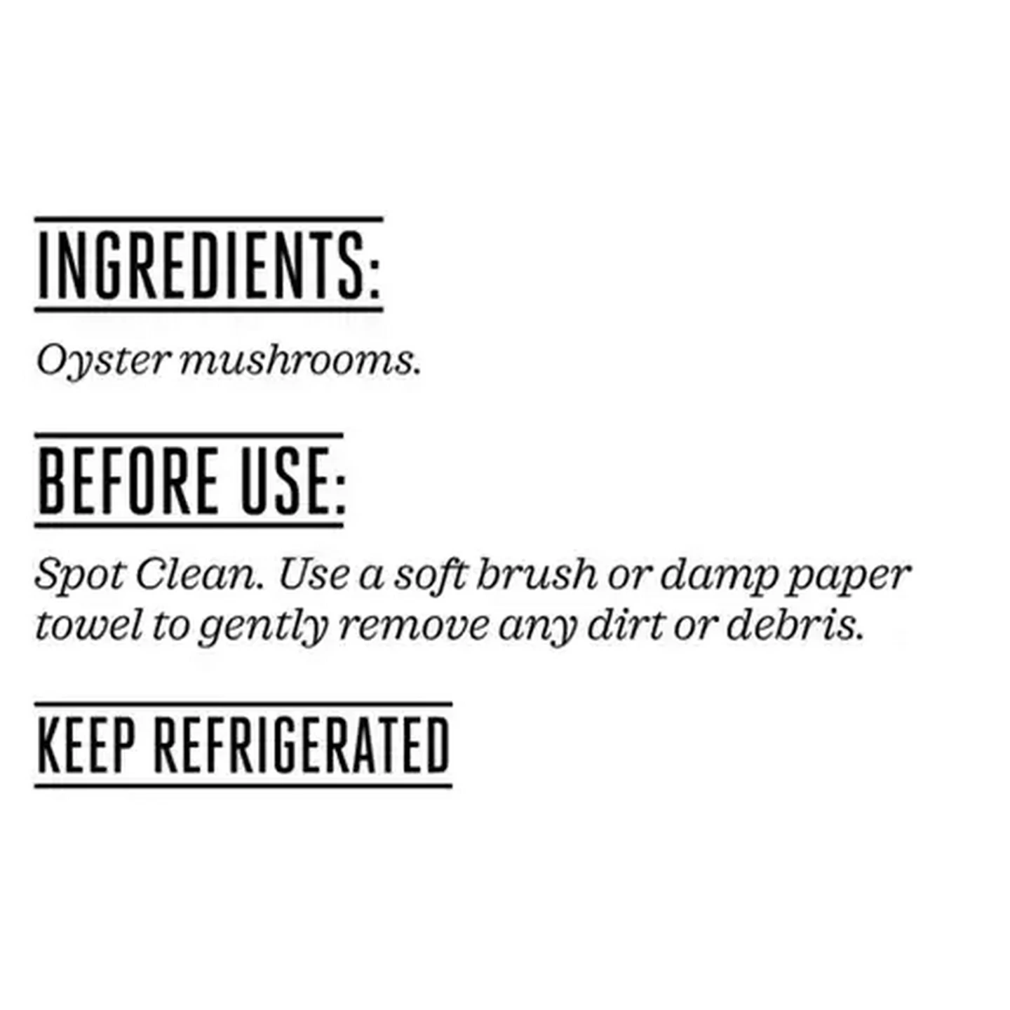 Image of Forage And Feast Exotic Oyster Mushrooms 120g