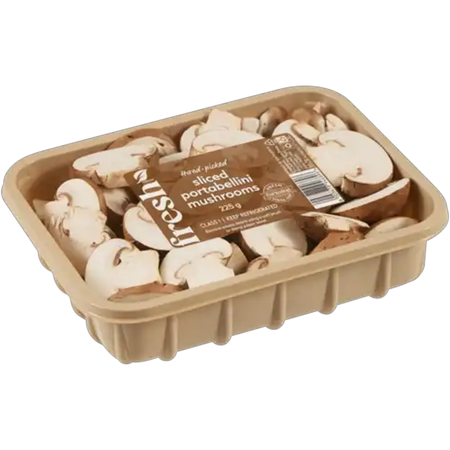 Image of Sliced Portabellini Mushrooms 225g