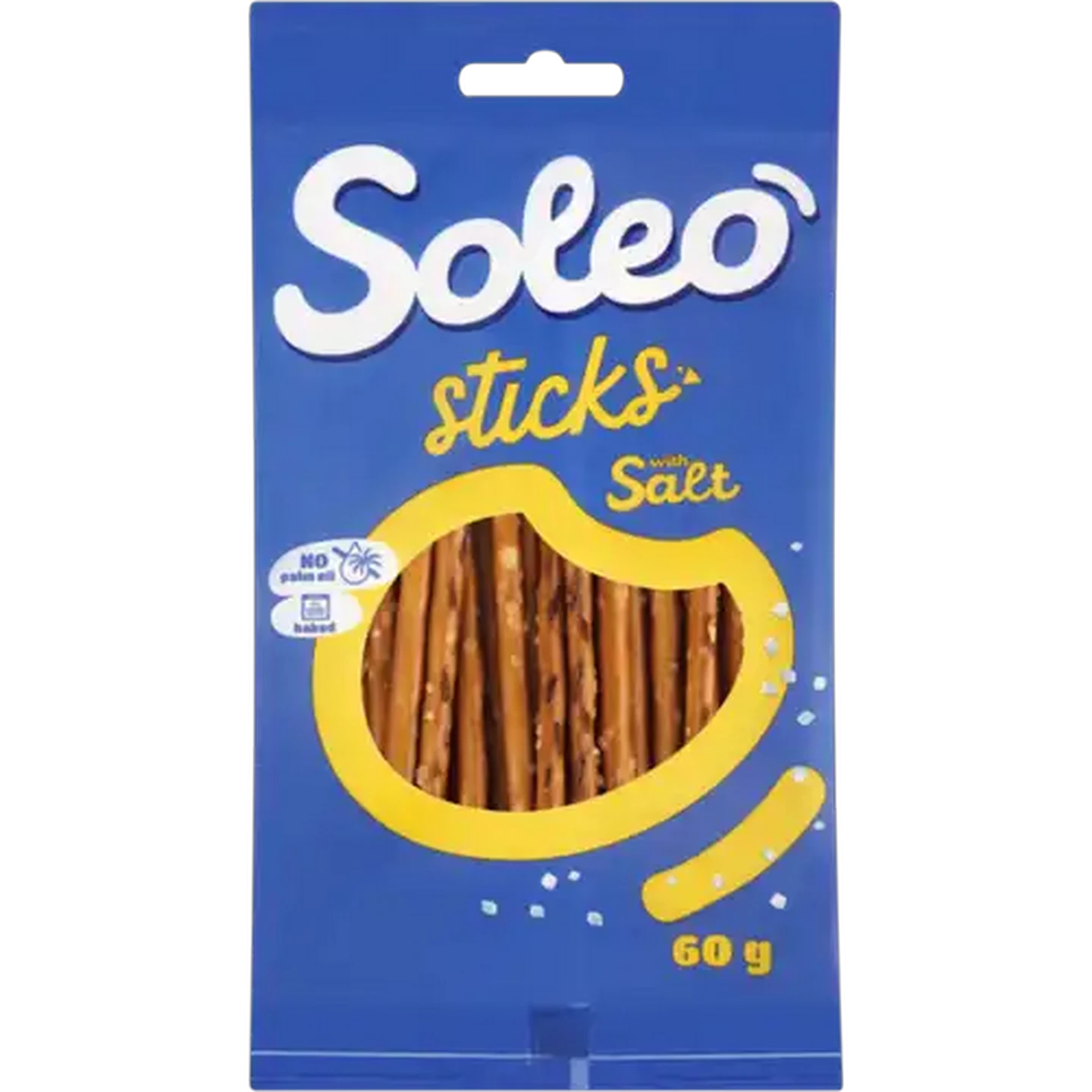 Image of Soleo Pretzel Sticks with Salt 60g