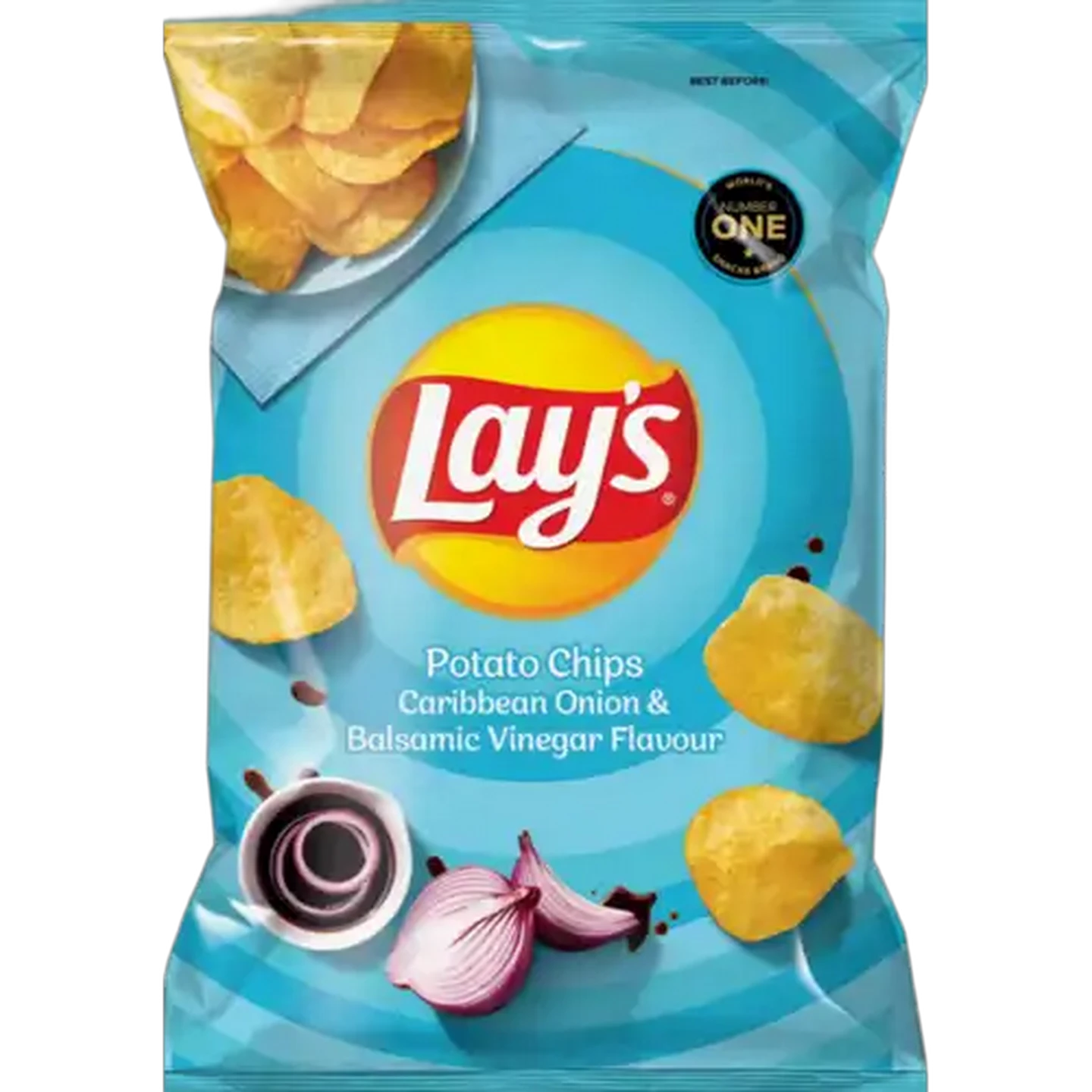 Image of Lay's Caribbean Onion & Balsamic Vinegar Flavour Potato Chips 120g