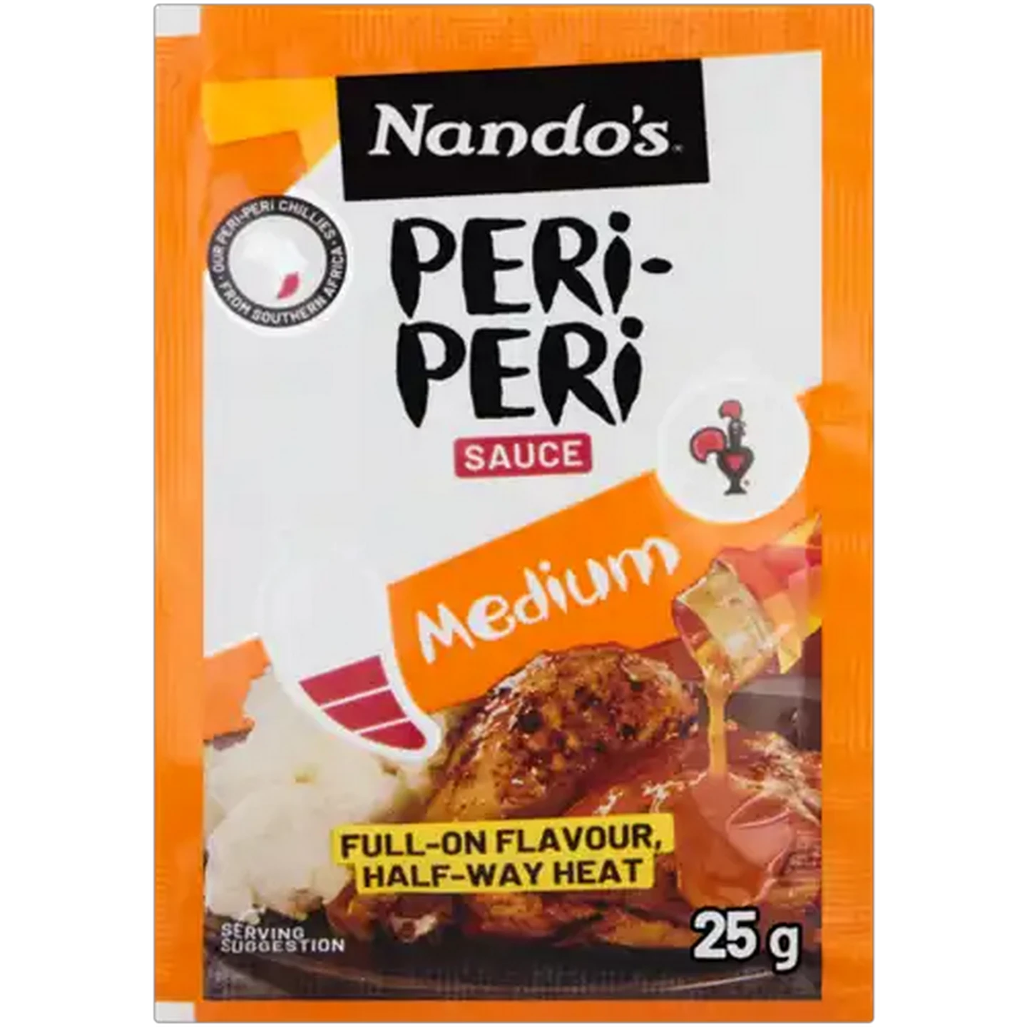 Image of Nando's Medium Peri-Peri Sauce 25g