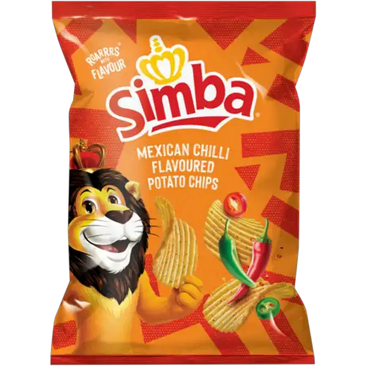 Image of Simba Mexican Chilli Flavoured Potato Chips 120g