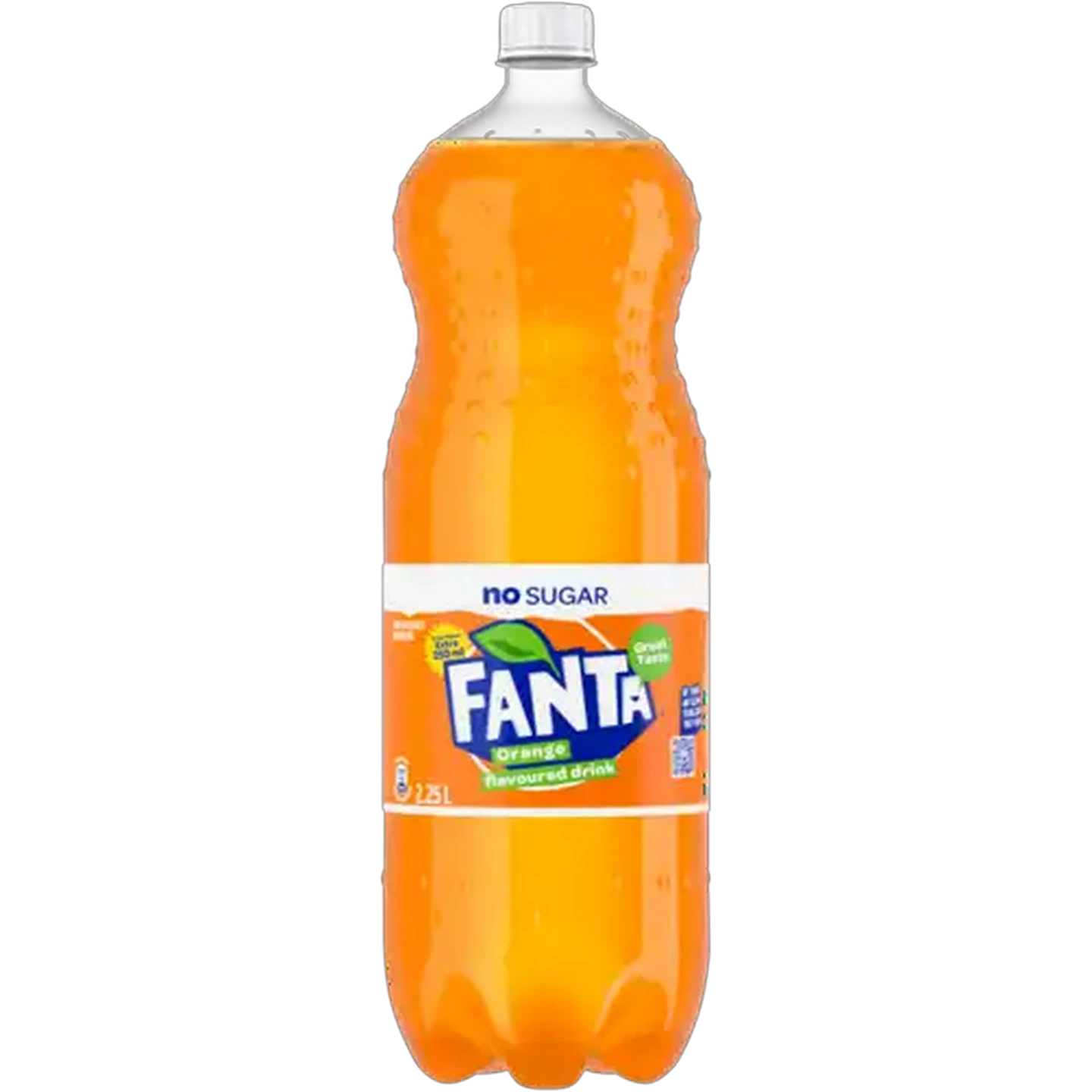 Image of Fanta Orange Flavoured No Sugar Sparkling Drink 2.25L