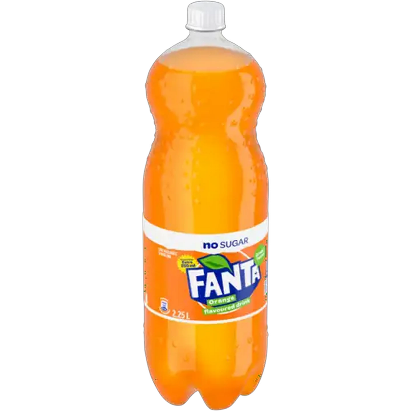 Image of Fanta Orange Flavoured No Sugar Sparkling Drink 2.25L