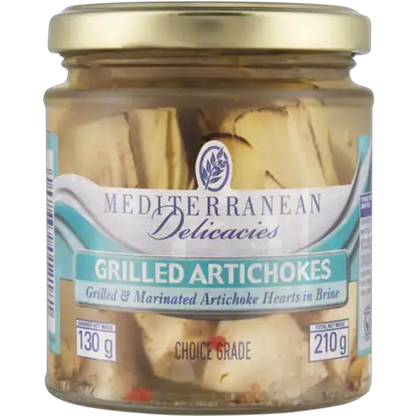 Image of Mediterranean Delicacies Grilled Artichokes in Brine 210g