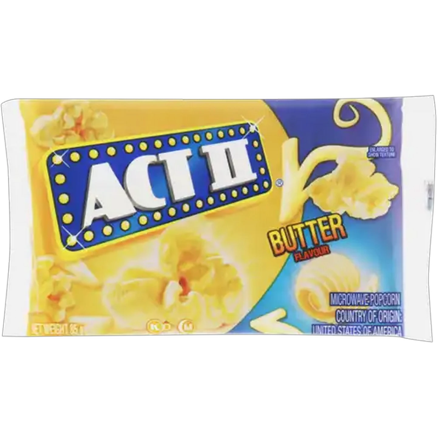 Image of ACT II Butter Flavoured Microwave Popcorn 85g