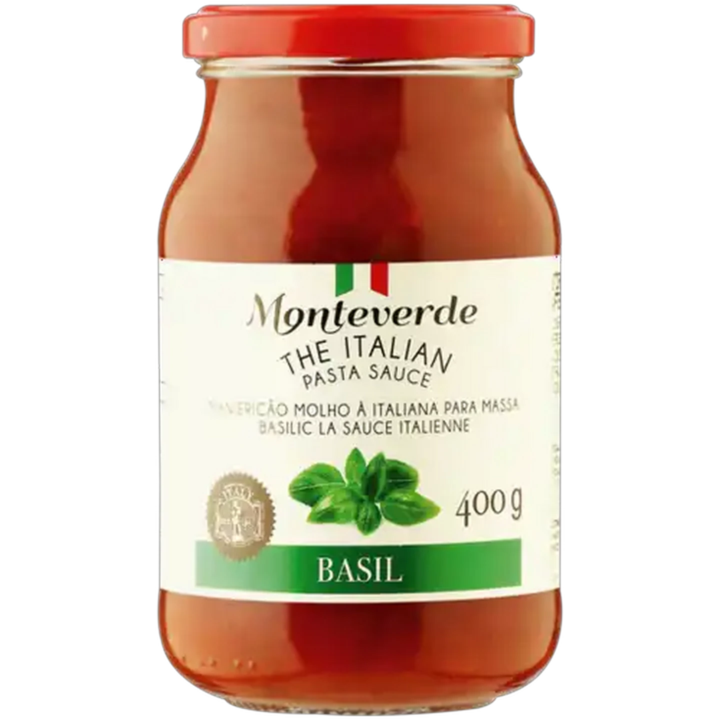 Image of Monteverde Basil Pasta Sauce 400g