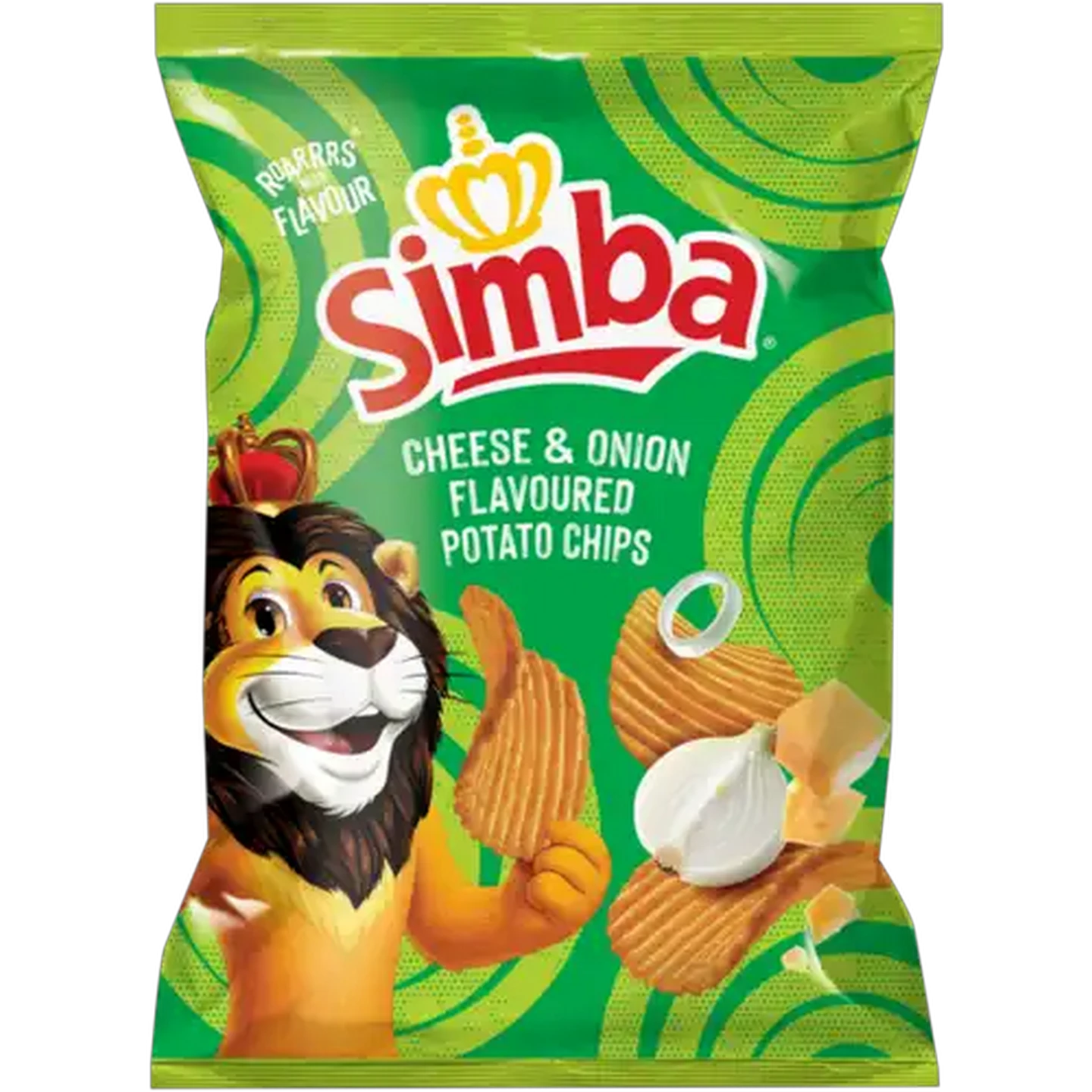 Image of Simba Cheese & Onion Flavoured Potato Chips 120g