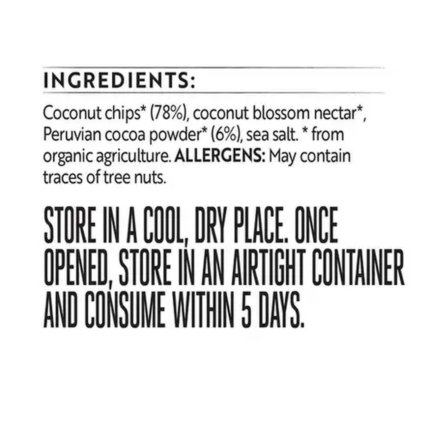 Image of Simple Truth Organic Peruvian Cocoa Coconut Chips 40g