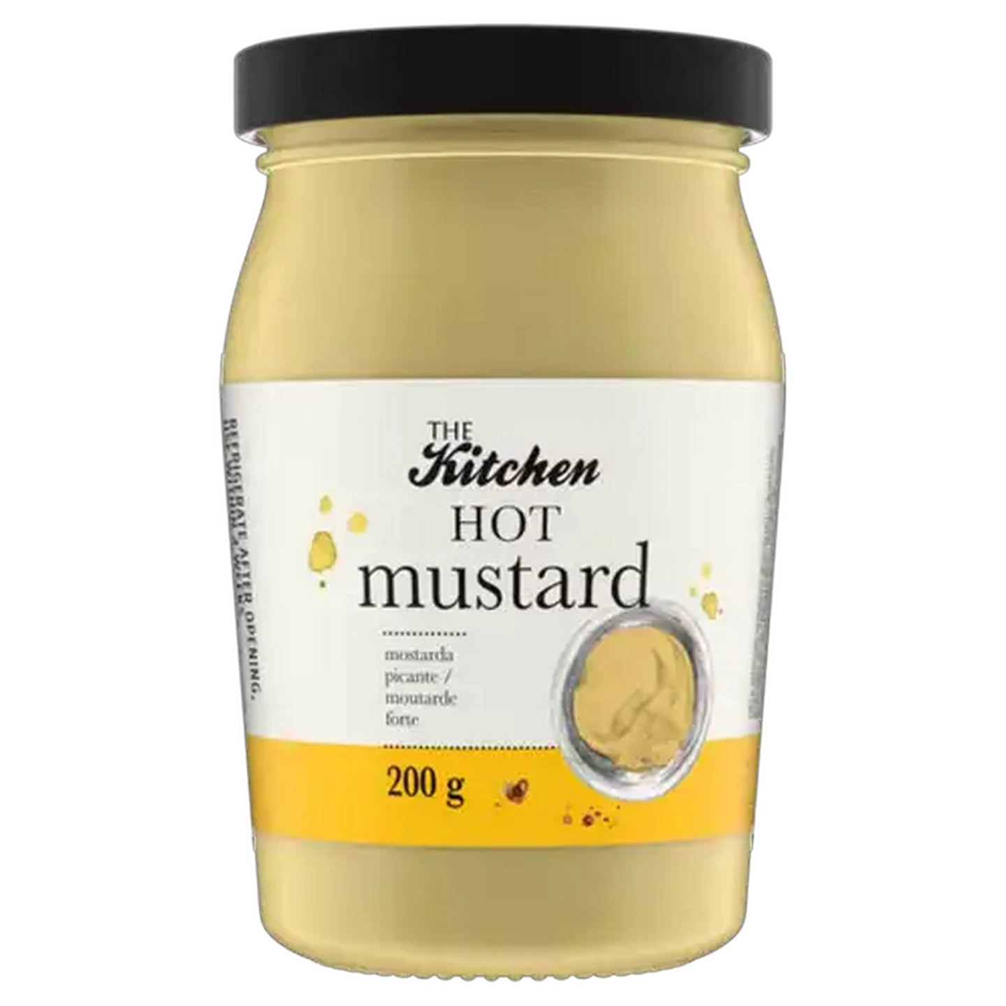 Image of The Kitchen Hot Mustard 200g