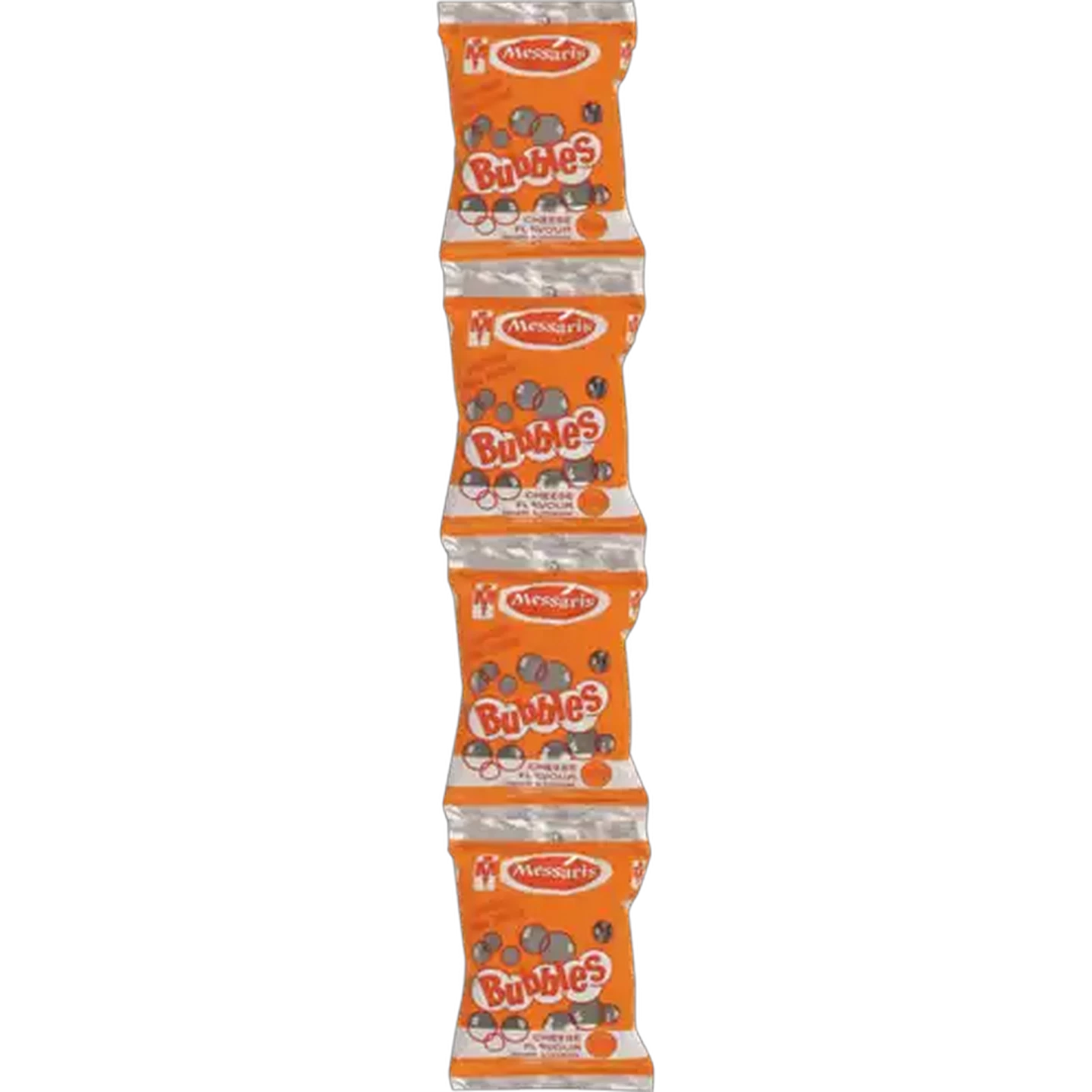 Image of Messaris Bubbles Cheese Flavoured Corn Snack 4 x 20g