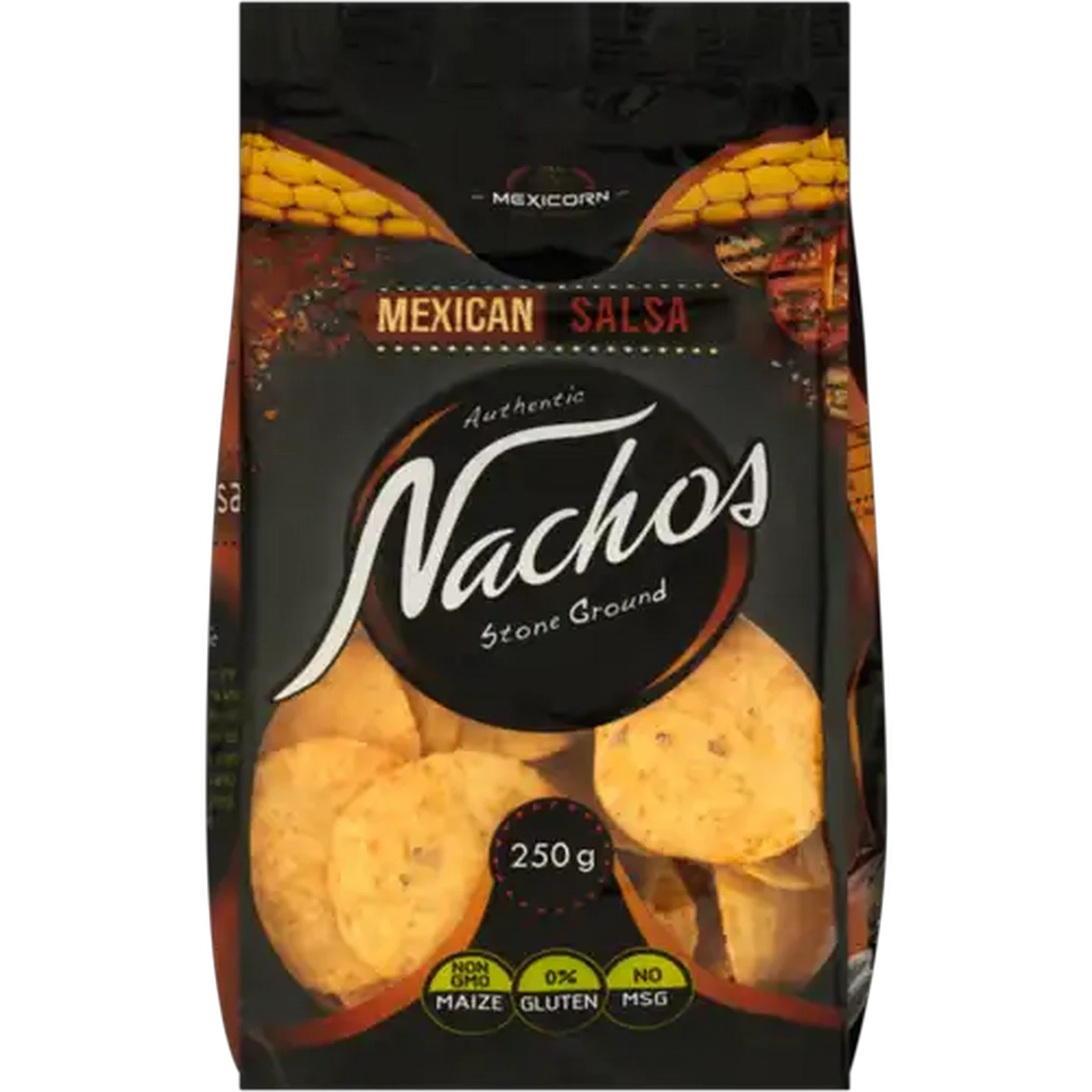 Image of Mexicorn Mexican Salsa Stone Ground Nachos 250g