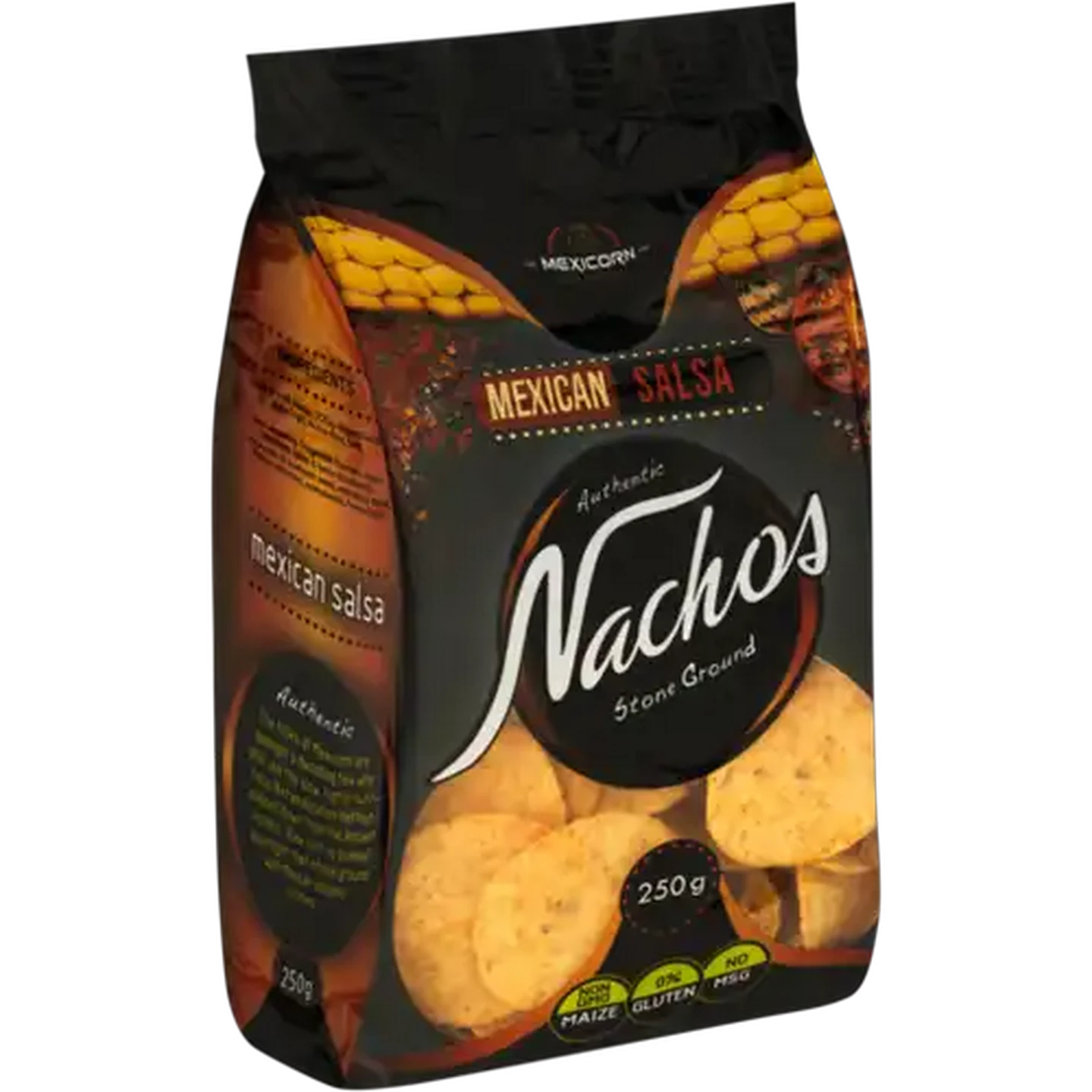 Image of Mexicorn Mexican Salsa Stone Ground Nachos 250g