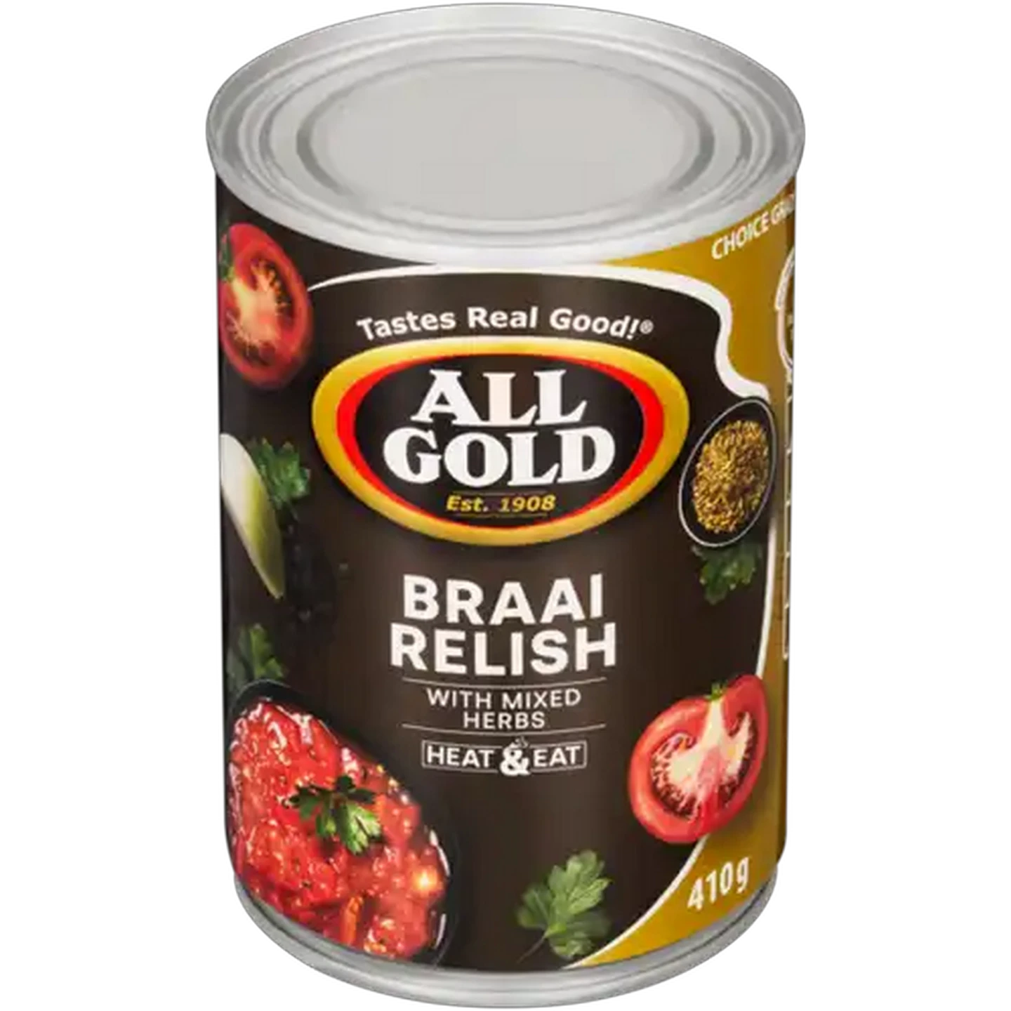 Image of ALL GOLD Braai Relish with Mixed Herbs 410g