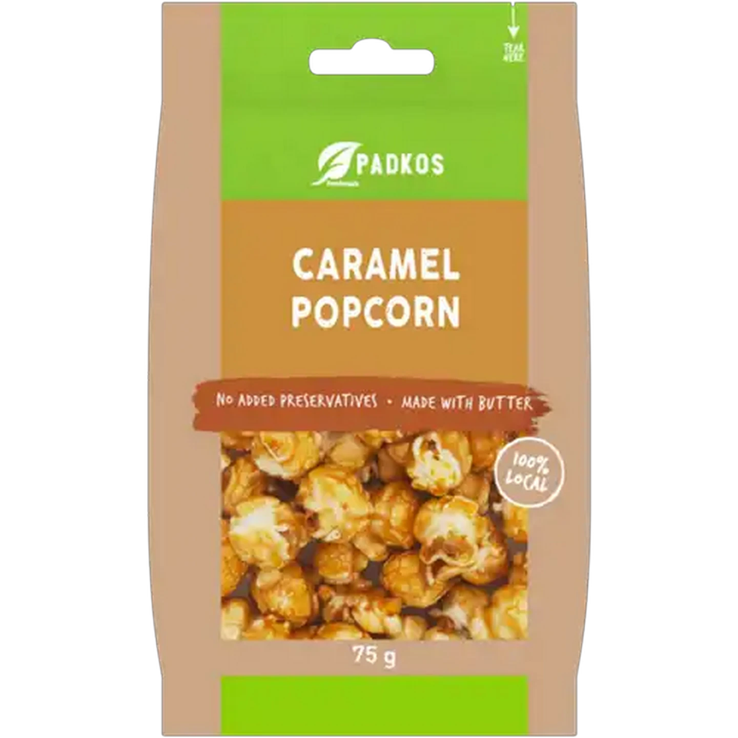 Image of Padkos Caramel Popcorn 75g