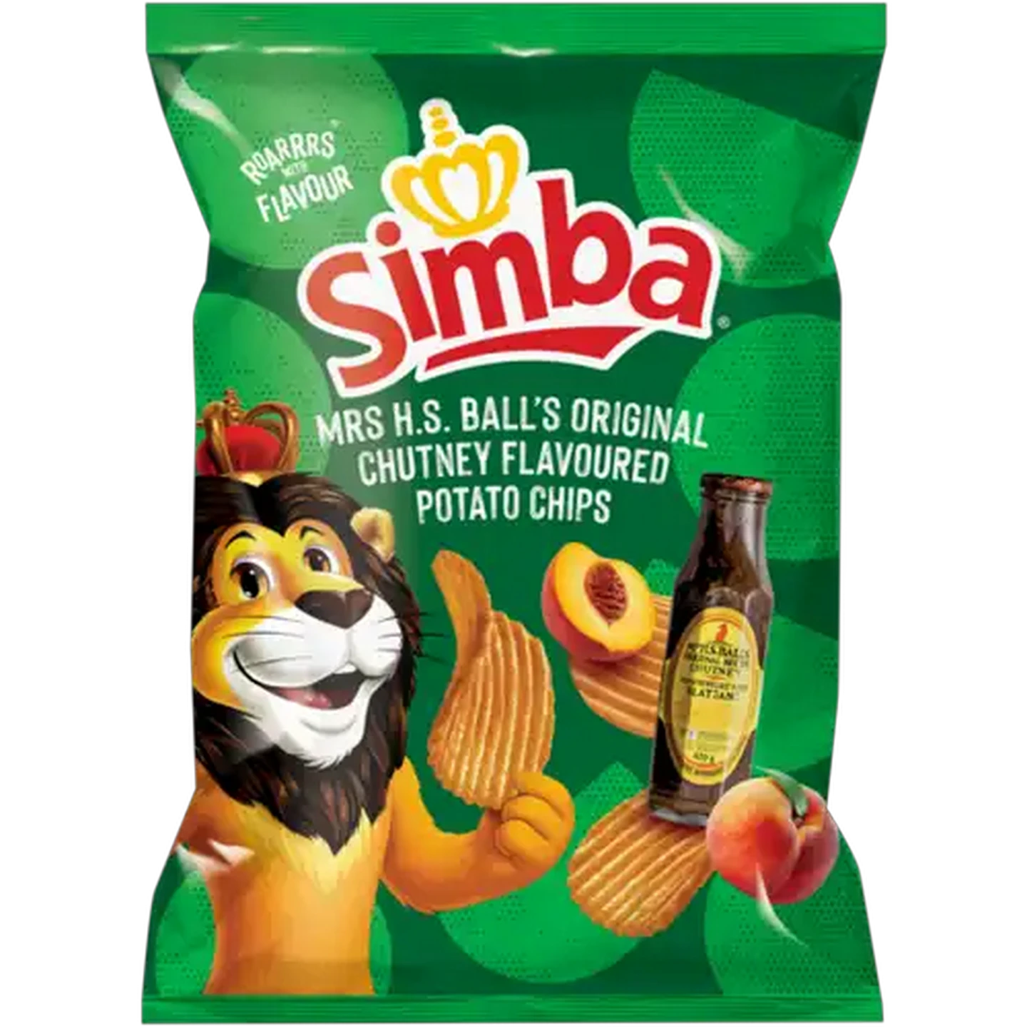 Image of Simba Mrs H.S. Ball's Chutney Flavoured Potato Chips 120g